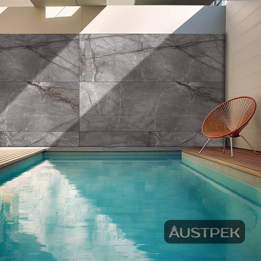 MUSES SILVER ROOT LIGHT GREY SOFT POLISHED 750X1500MM RECTANGULAR TILE (PER BOX)
