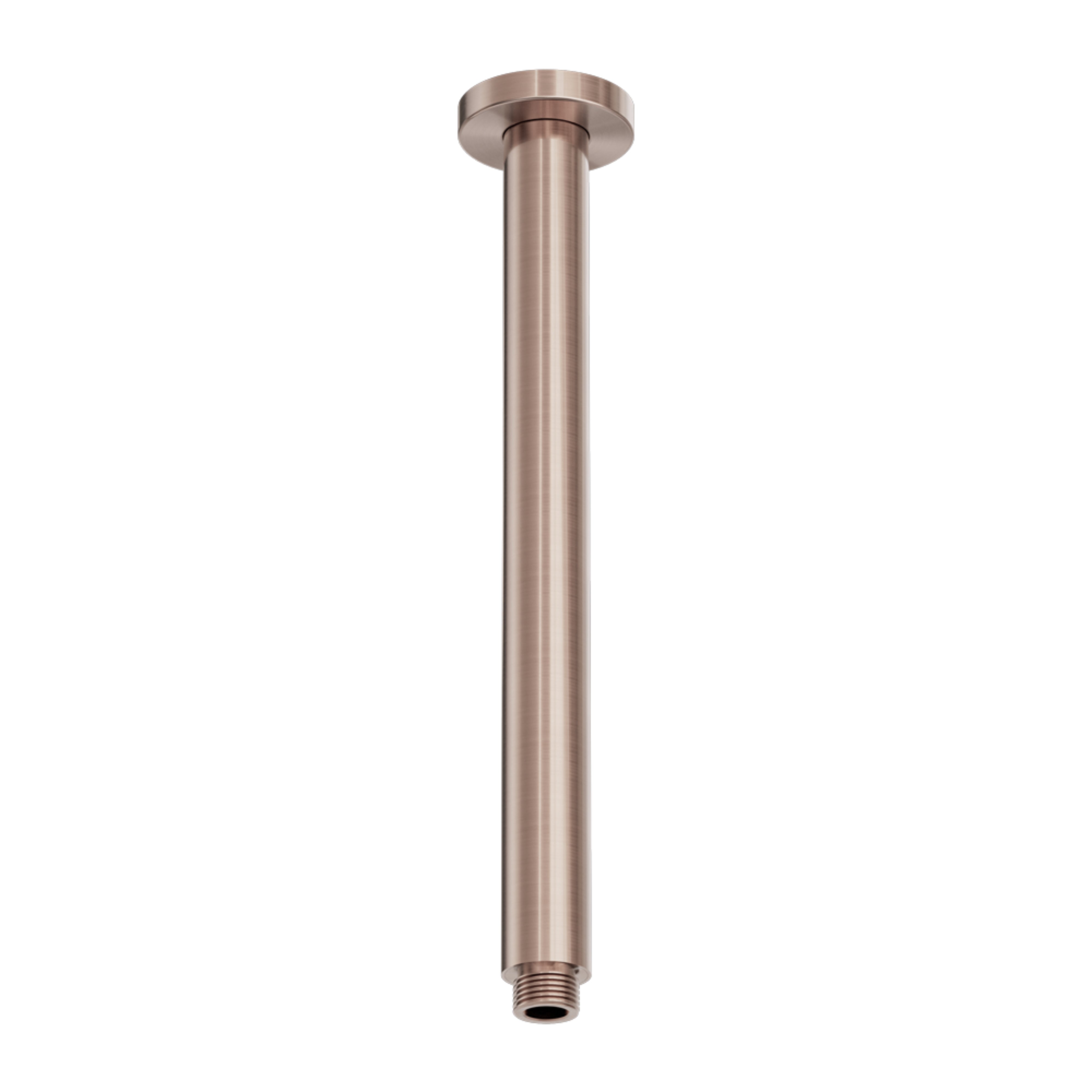 NERO ZEN ROUND CEILING SHOWER ARM 300MM BRUSHED BRONZE