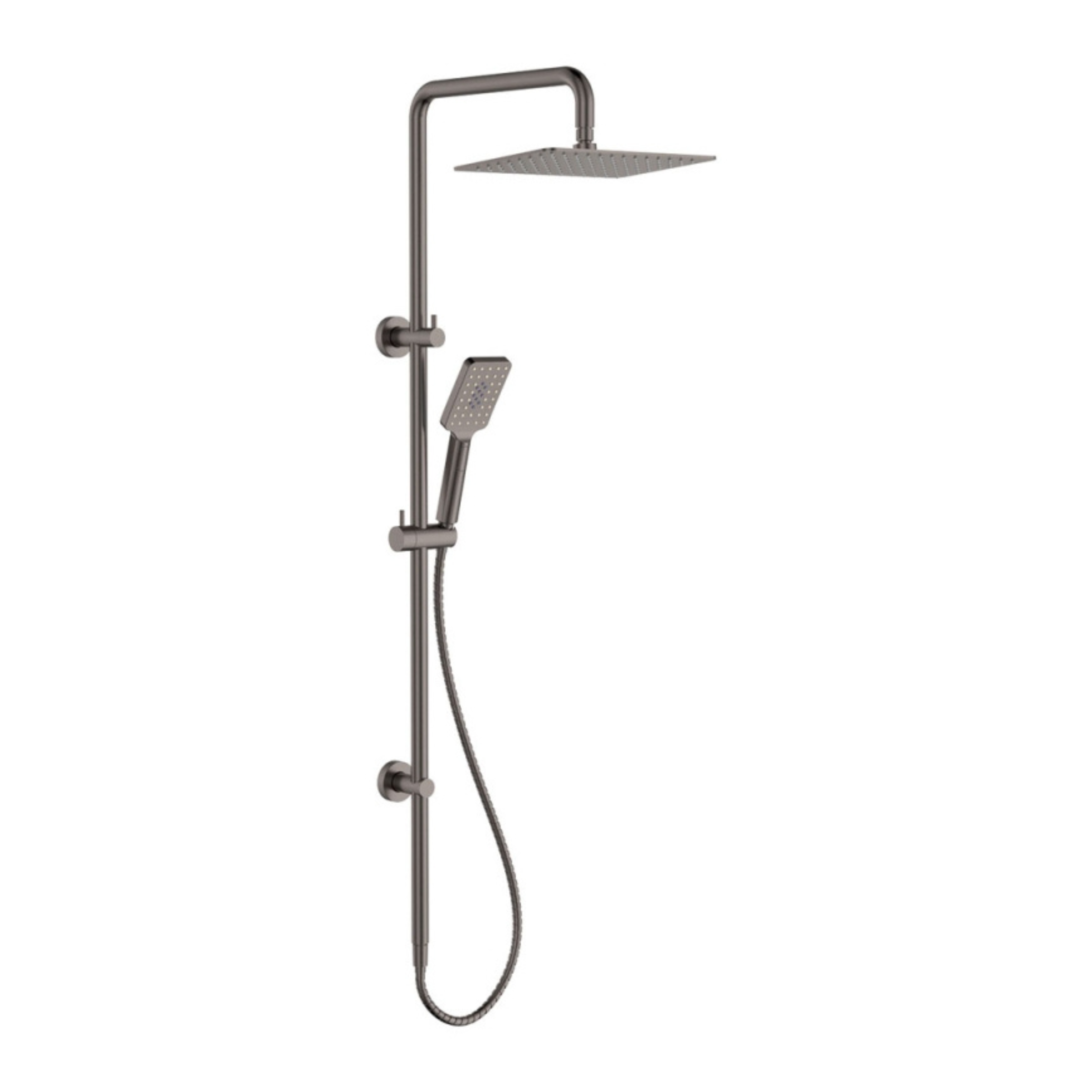 FIENZA TONO TWIN SHOWER GUN METAL