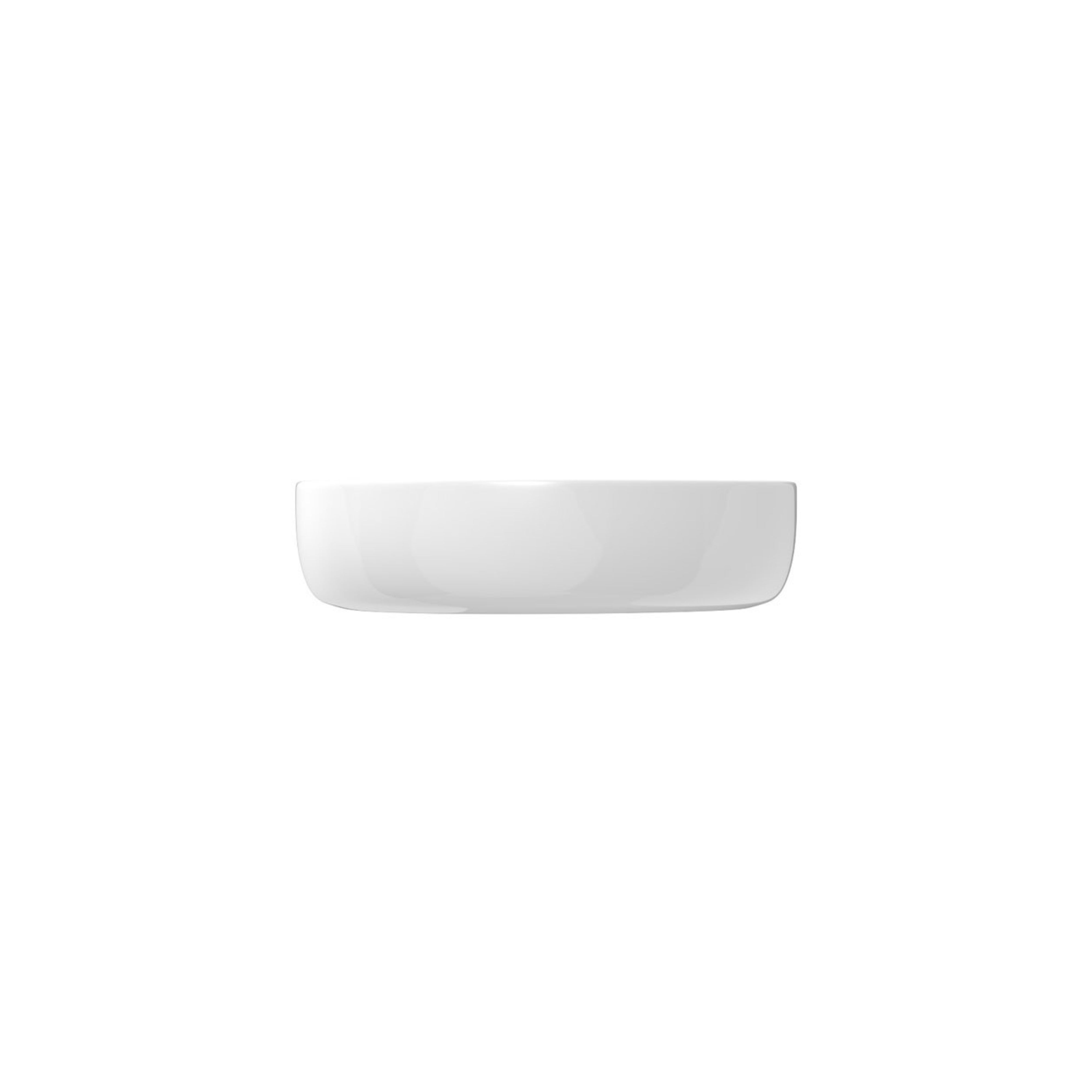 FIENZA PEBBLE ABOVE COUNTER BASIN GLOSS WHITE 400MM