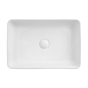 SEIMA PLATI 500 ABOVE COUNTER BASIN GLOSS WHITE 510MM