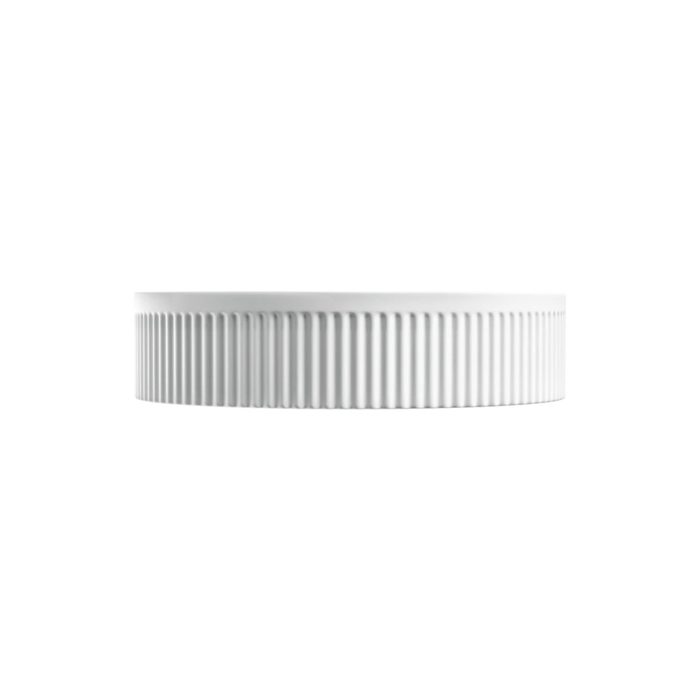 FIENZA ELEANOR FLUTED ABOVE COUNTER BASIN MATTE WHITE 410MM