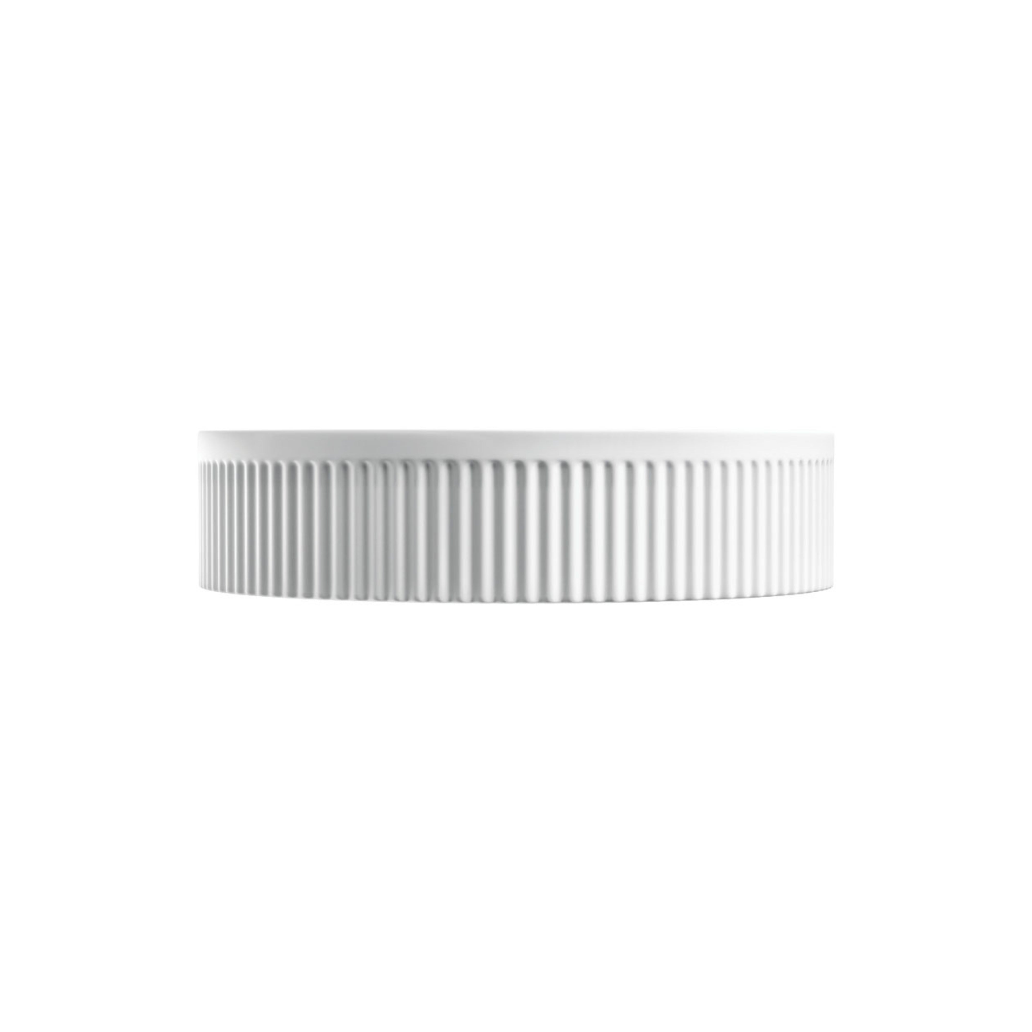 FIENZA ELEANOR FLUTED ABOVE COUNTER BASIN MATTE WHITE 410MM