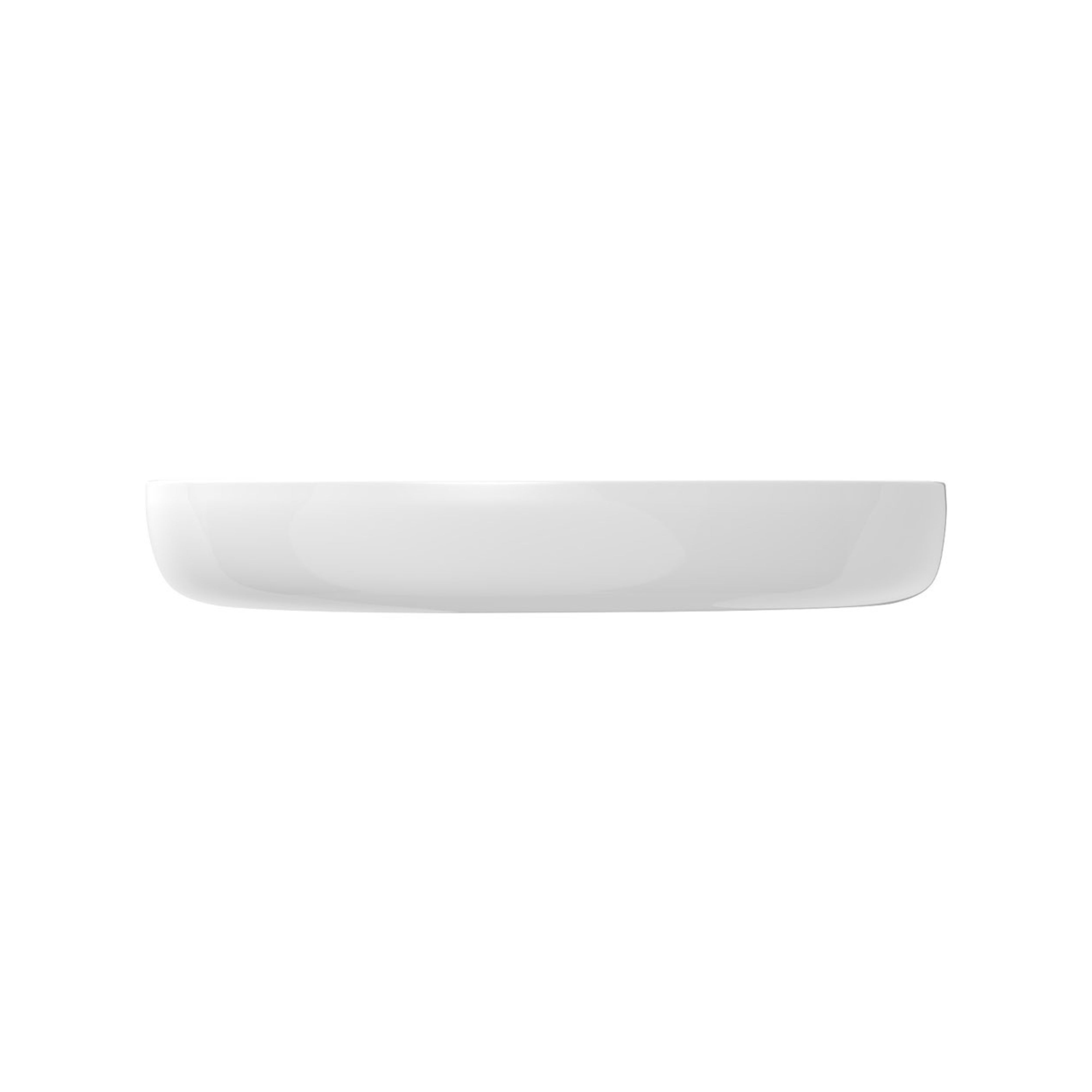 FIENZA PEBBLE ABOVE COUNTER BASIN GLOSS WHITE 650MM