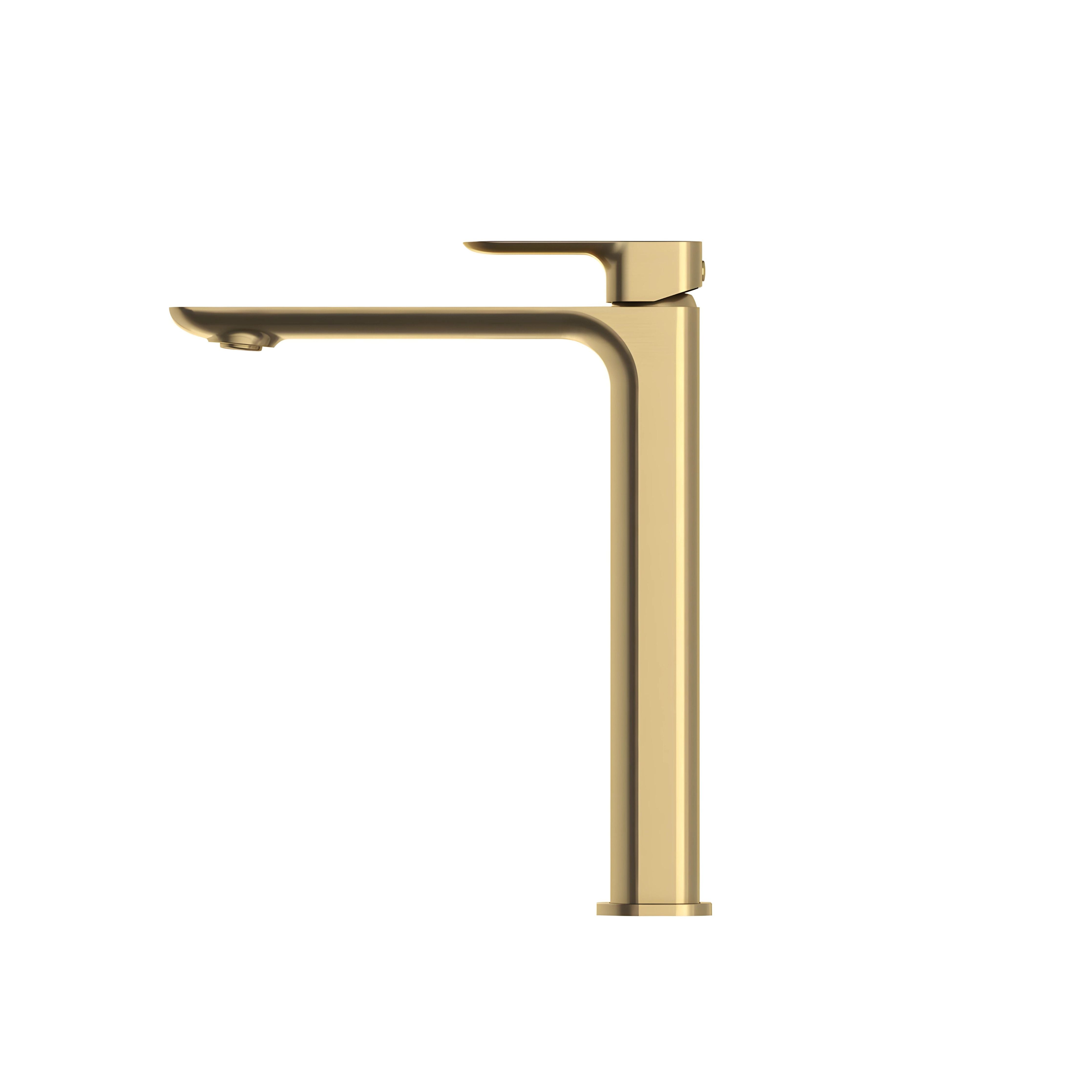OSKAR TALL BASIN MIXER 281MM BRUSHED GOLD