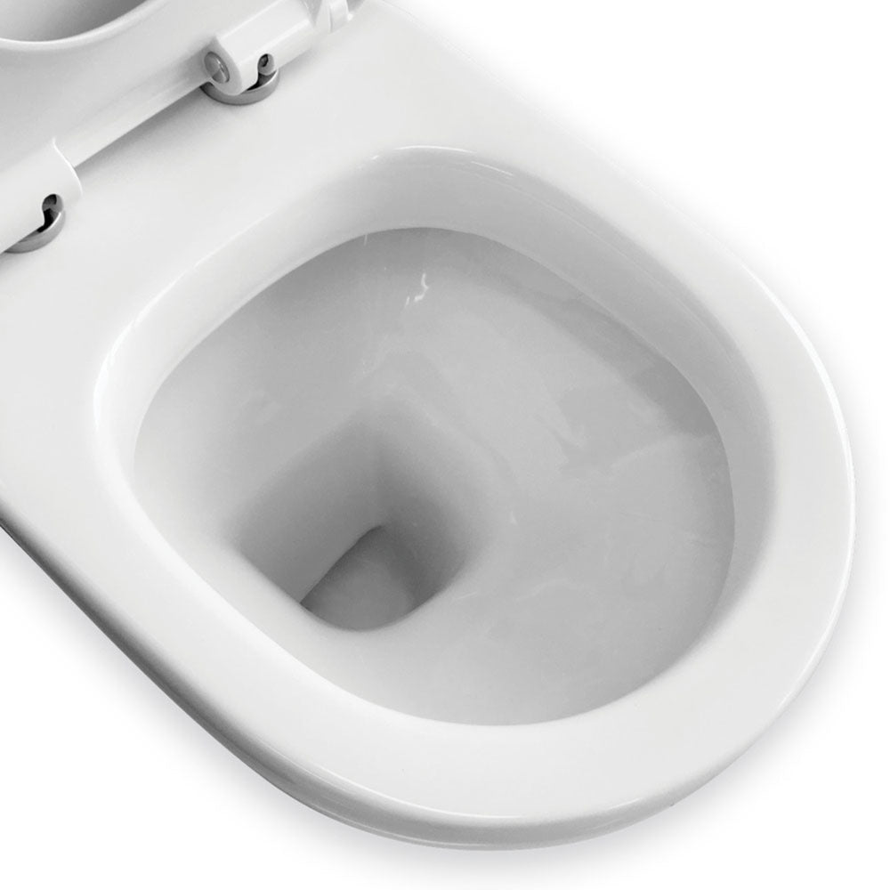 FIENZA RAK LIWA CLOSE COUPLED TOILET SUITE ALPINE WHITE WITH S-TRAP