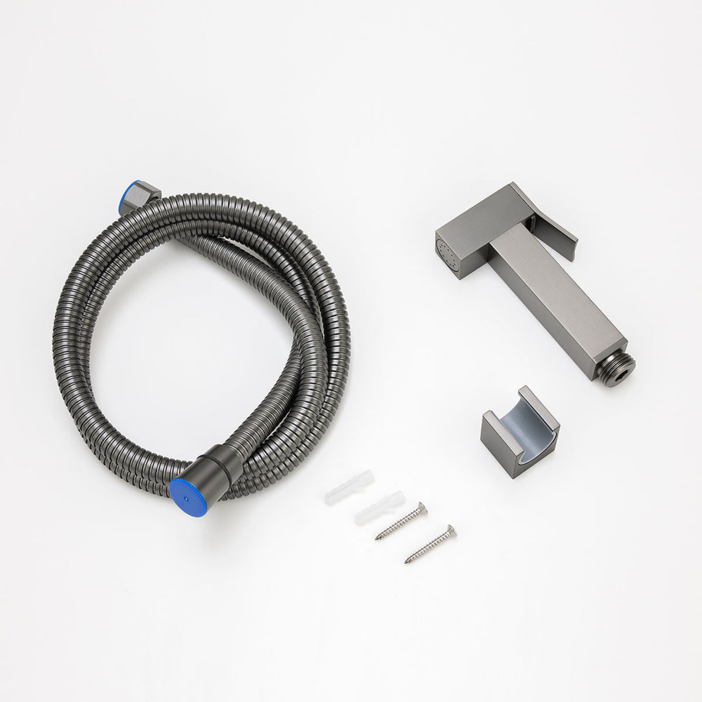 AQUAPERLA TOILET BIDET SPRAY KIT GUNMETAL 111MM