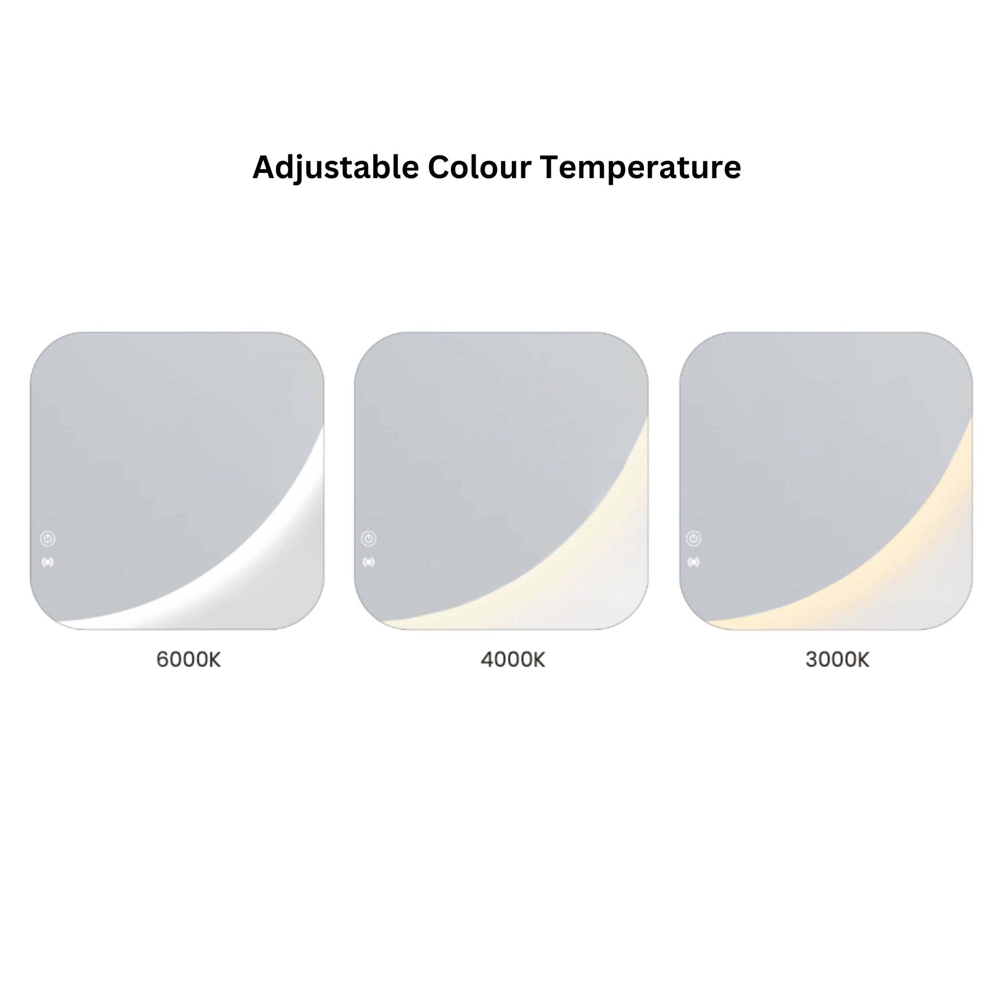 AQUAPERLA ROUND FRAMELESS BACK-LIT LED MIRROR SILVER 600MM