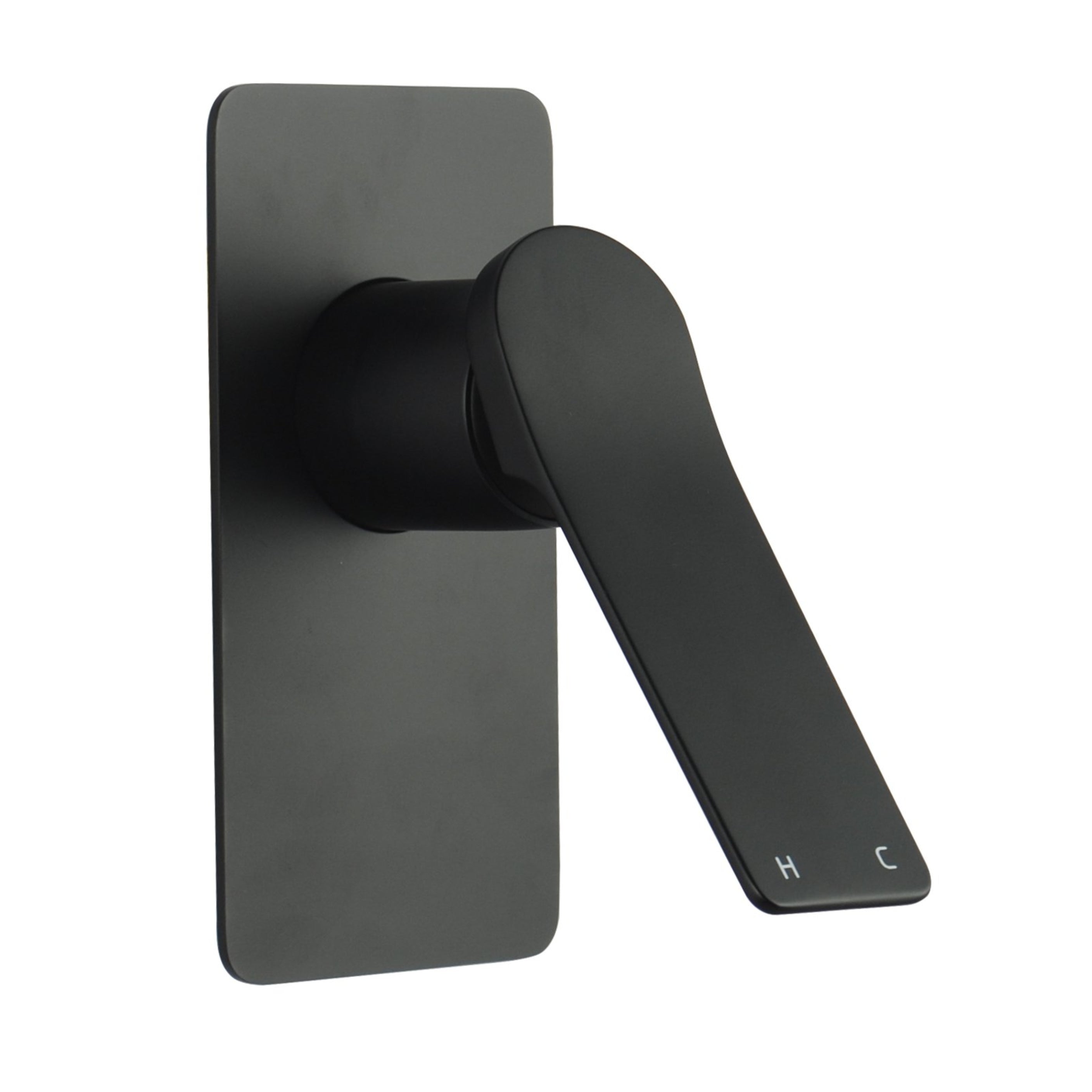AQUAPERLA RUSHY WALL MIXER 150MM MATTE BLACK