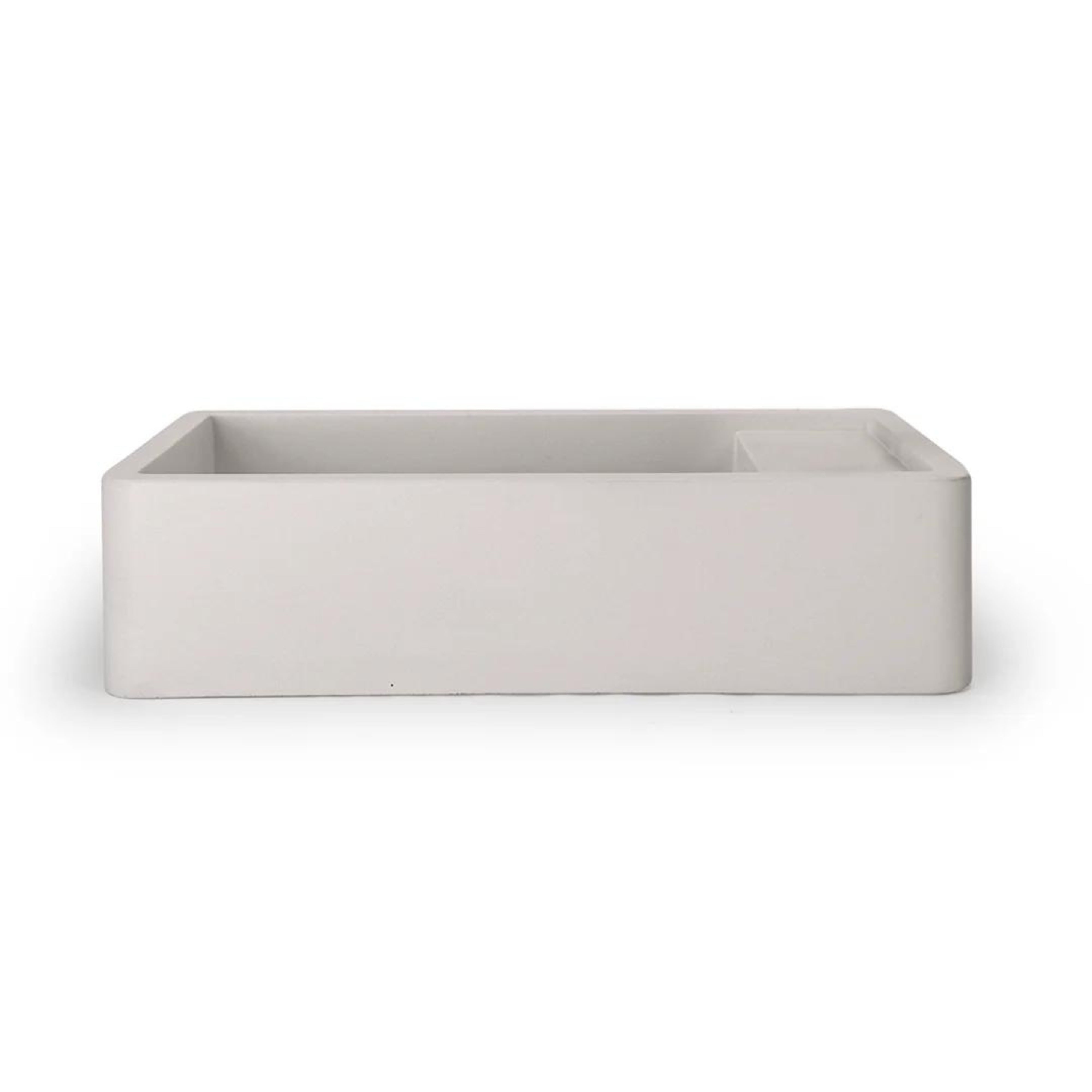 NOOD CO SHELF 01 ABOVE COUNTER / WALL HUNG BASIN MORNING MIST 440MM