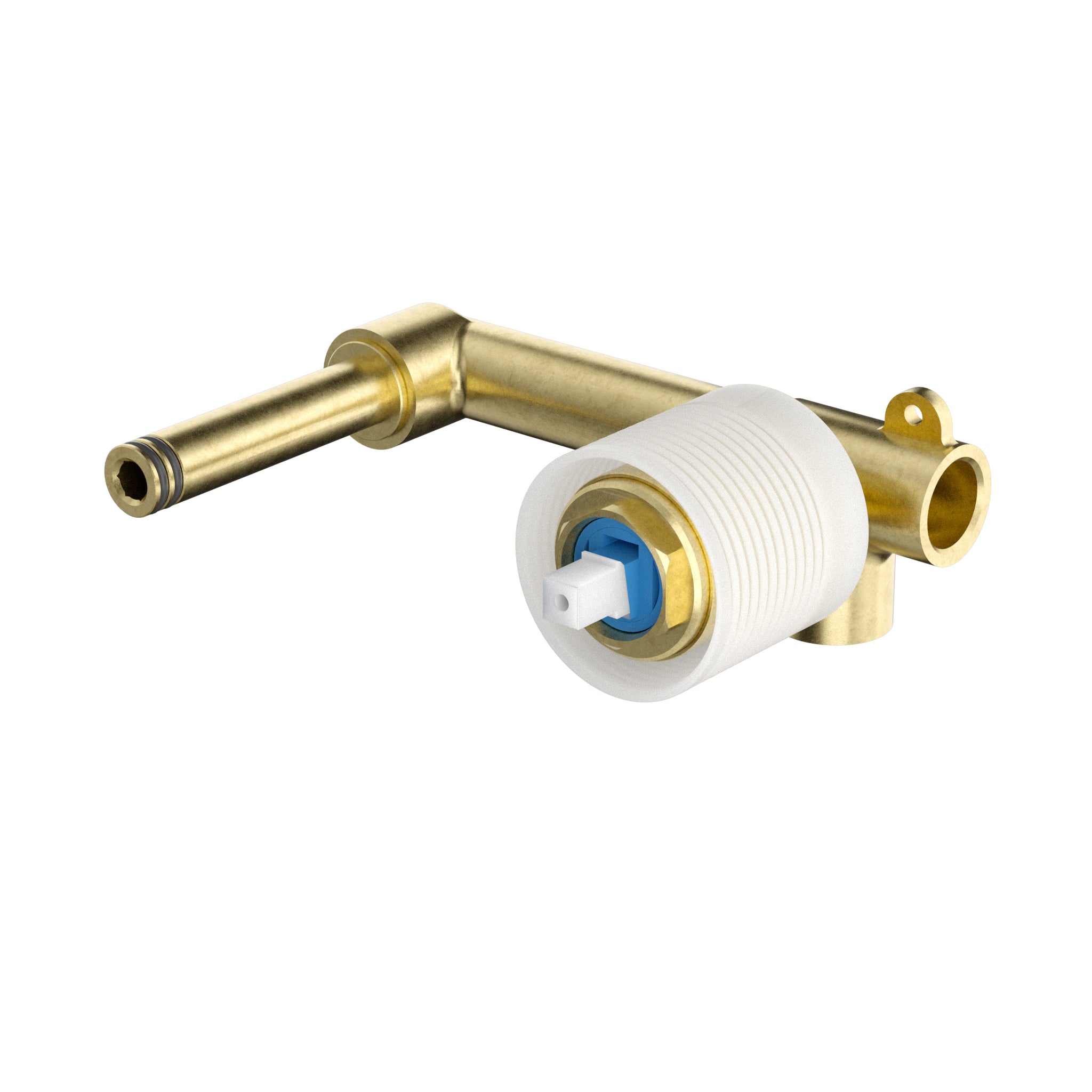 IKON SULU II LEAD FREE WALL BASIN MIXER TRIM KIT WITH ROUGH IN BODY 222MM BRUSHED GOLD
