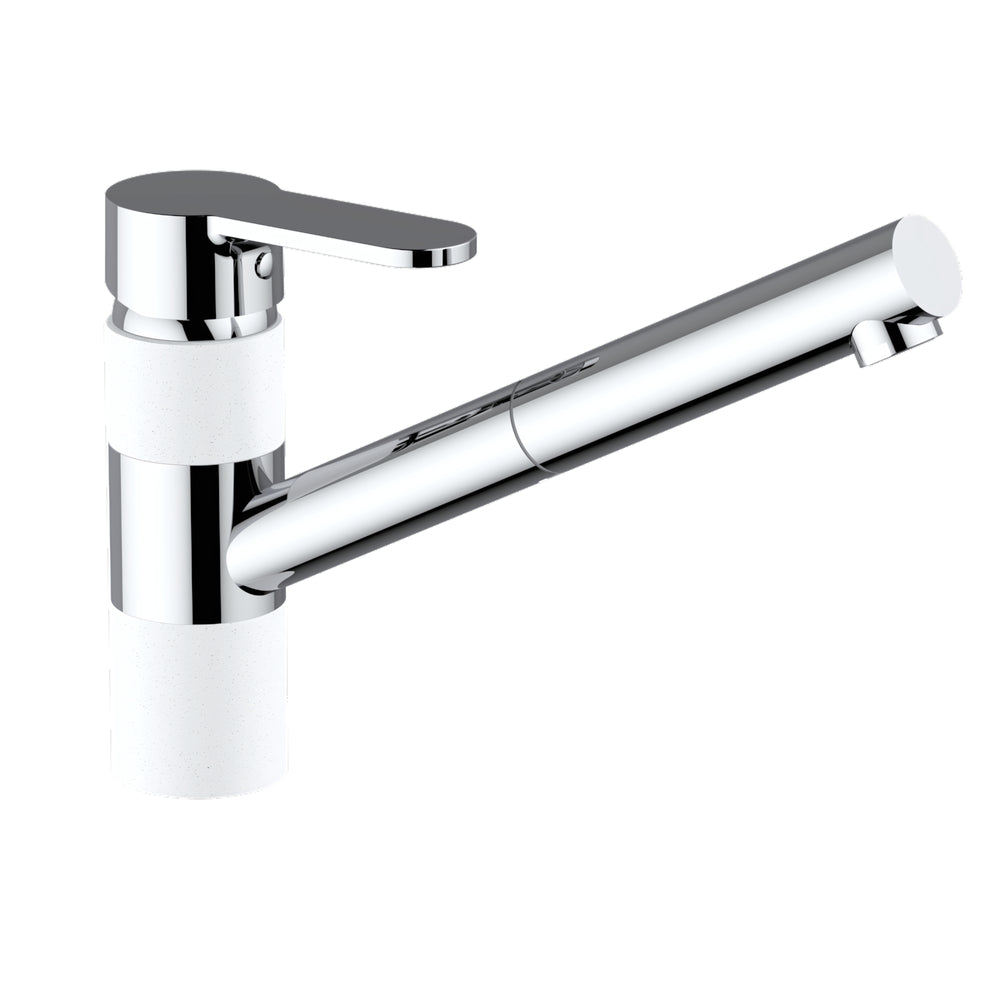 ARMANDO VICARIO LEAD FREE ISA PULL-OUT SINK MIXER CHROME AND ALPINA