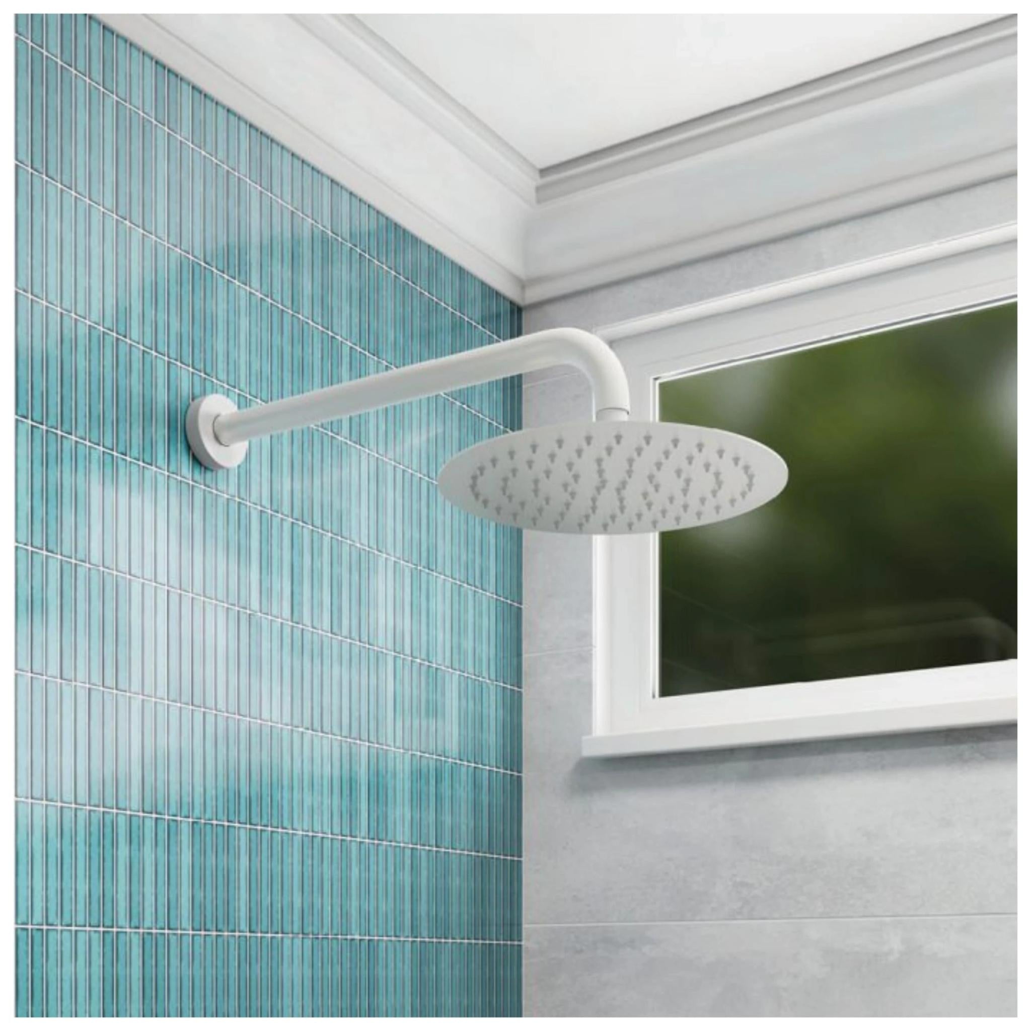 FIENZA KAYA SHOWER ARM 400MM MATTE WHITE