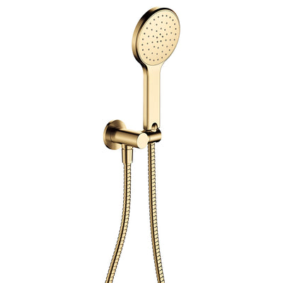 FIENZA KAYA HAND SHOWER ROUND PLATE URBAN BRASS