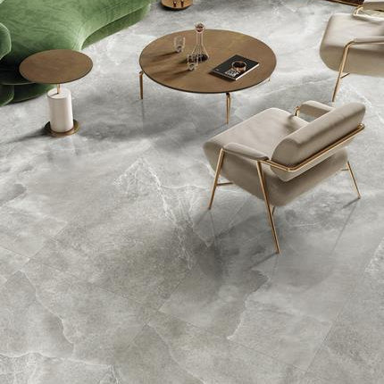 MUSES ONYX LIGHT GREY POLISHED 300X600MM RECTANGULAR TILE (PER BOX)
