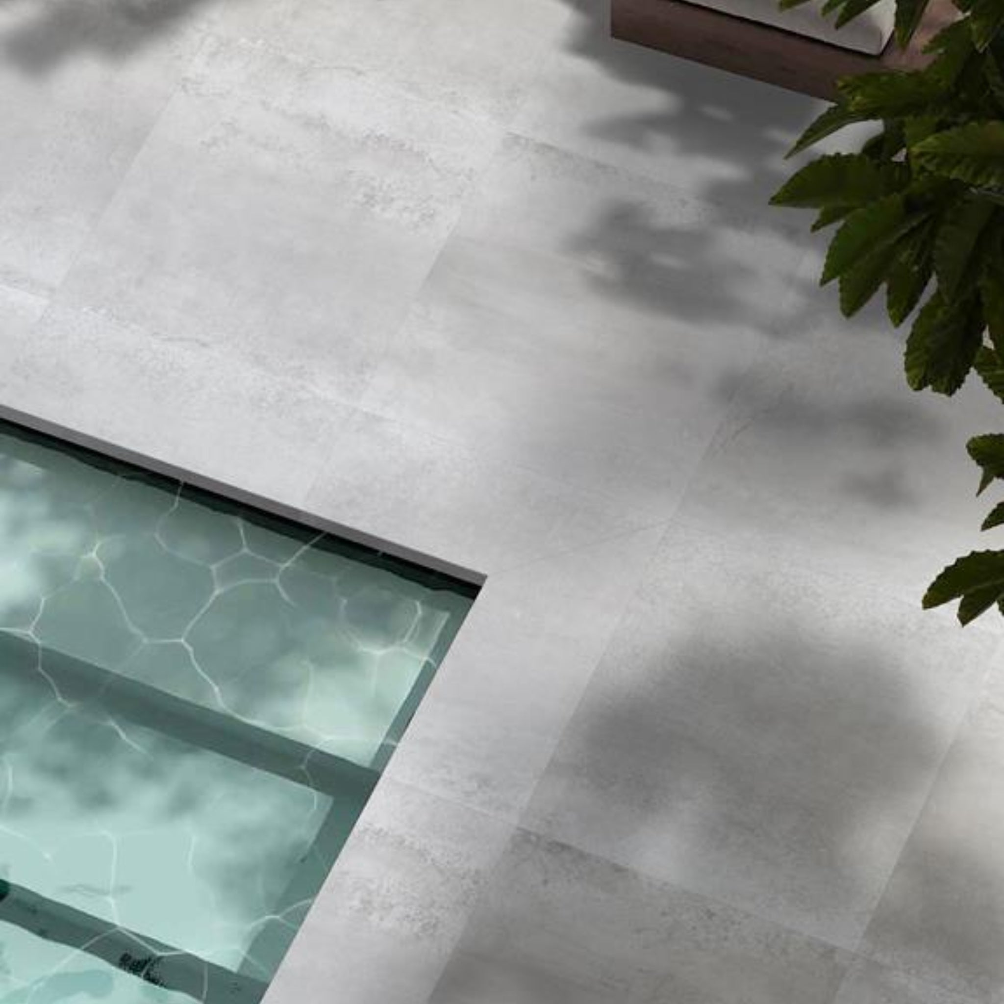 MUSES BLAZE LIGHT GREY FELLTEC 600X400MM RECTANGLE PAVER (PER PC)