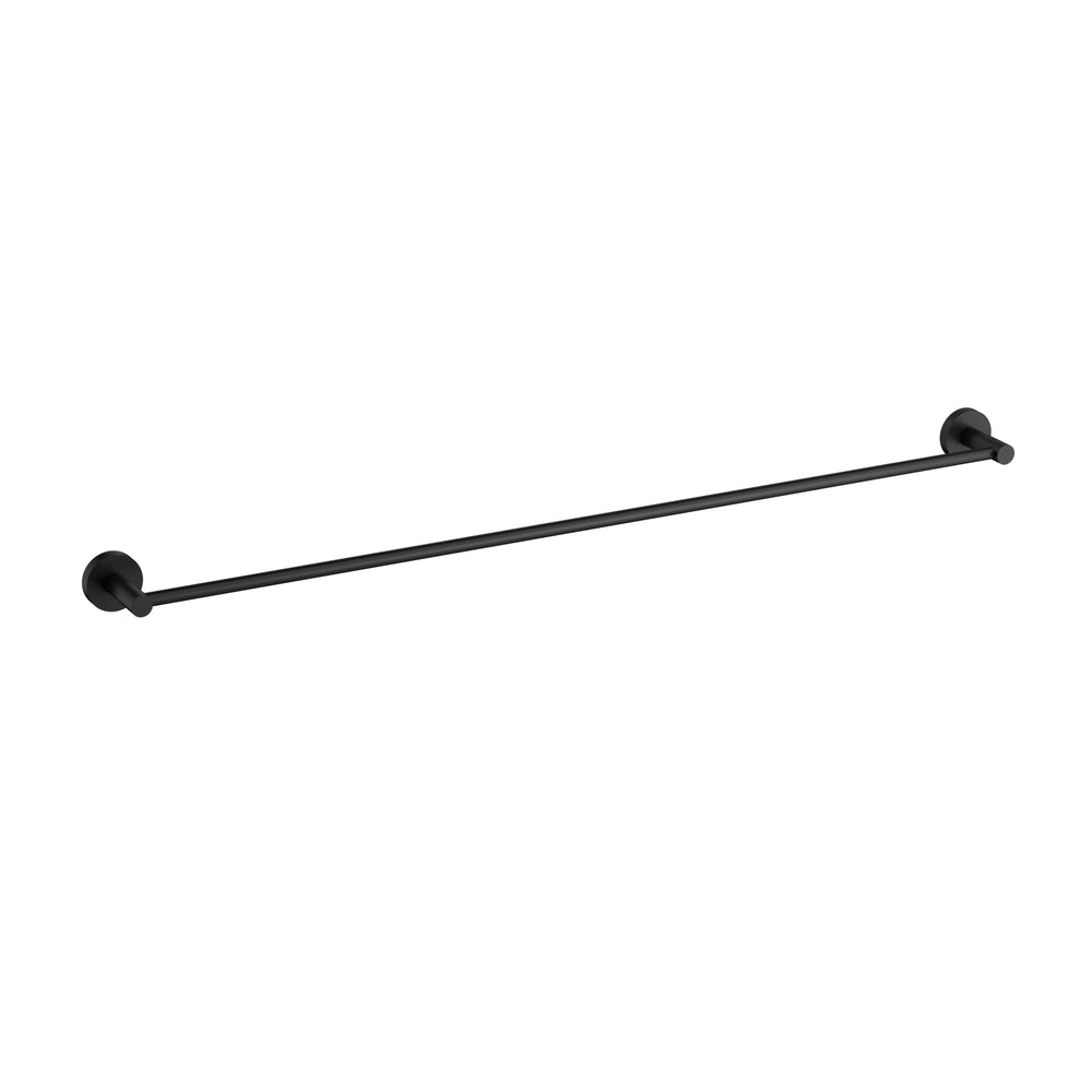 IKON OTUS SLIMLINE SS304 NON-HEATED TOWEL RAIL SINGLE 900MM MATT BLACK