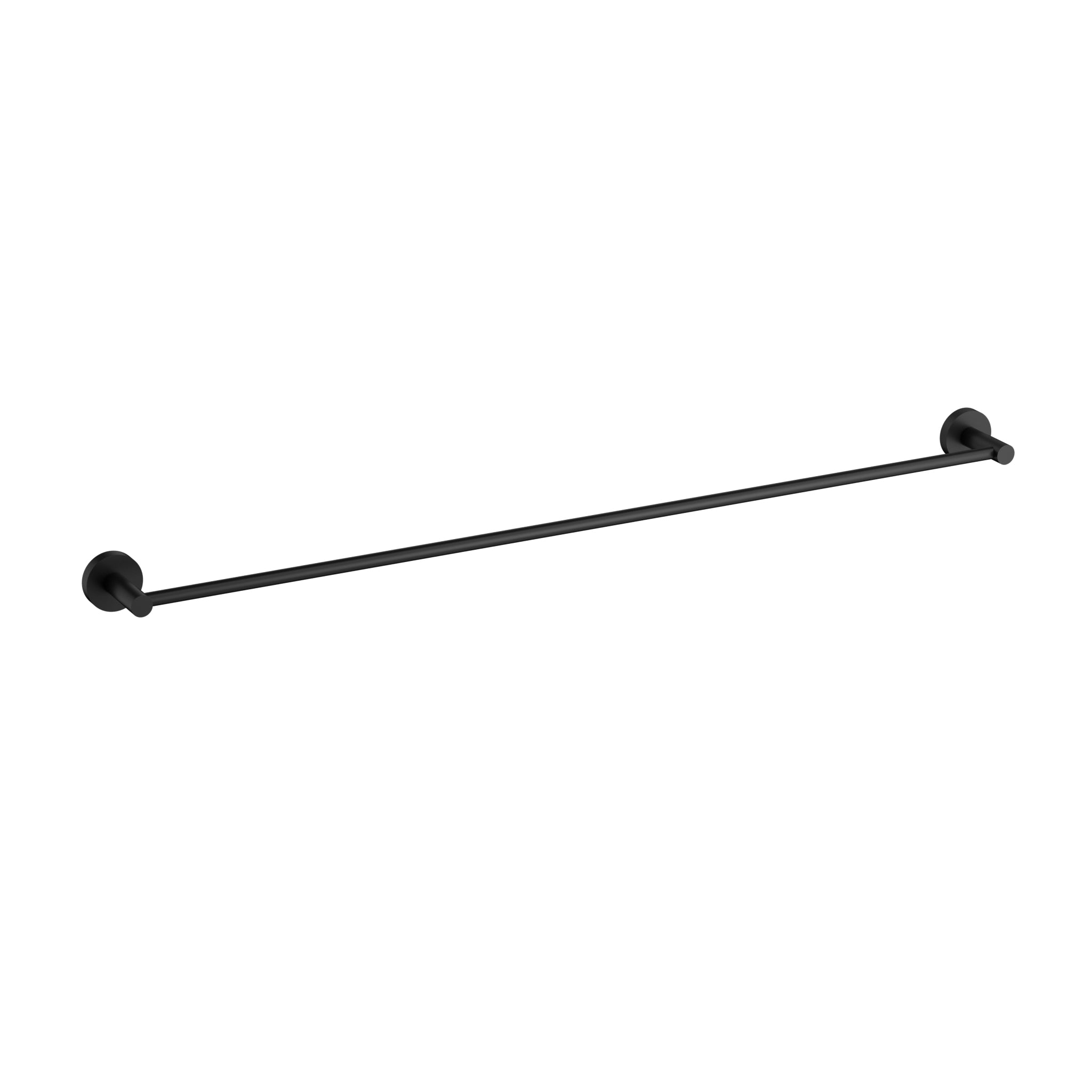 IKON OTUS SLIMLINE SS304 NON-HEATED TOWEL RAIL SINGLE 900MM MATT BLACK