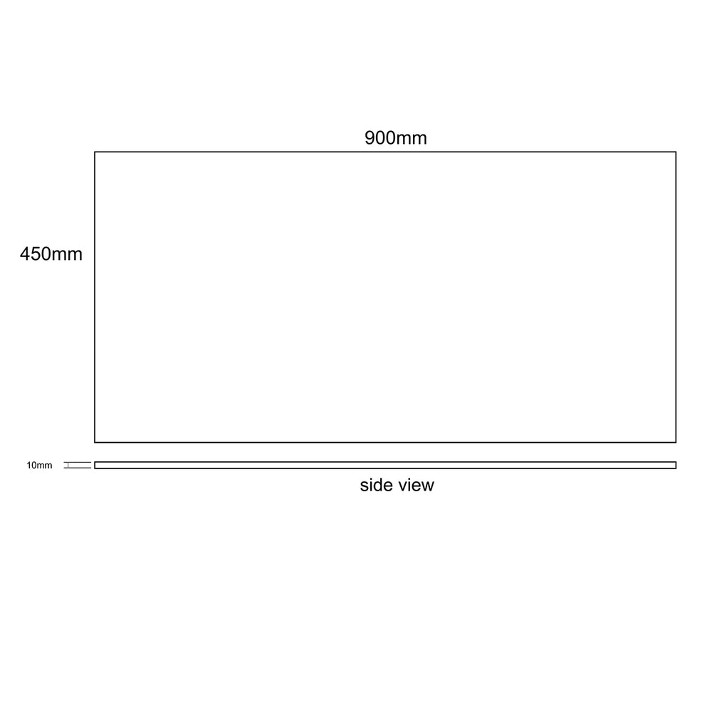 MUSES FIND MEDIUM GREY MATTE 450X900MM RECTANGULAR TILE (PER BOX)