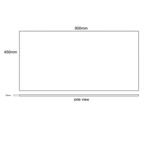 MUSES FIND MEDIUM GREY MATTE 450X900MM RECTANGULAR TILE (PER BOX)