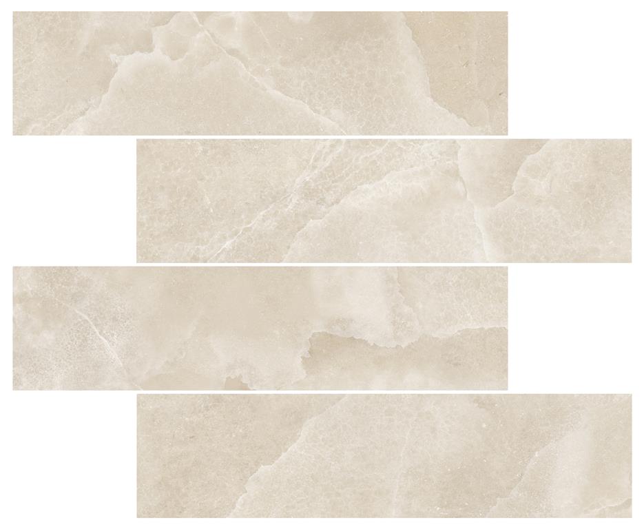 MUSES ONYX BEIGE POLISHED 75X300MM SUBWAY TILE (PER BOX)