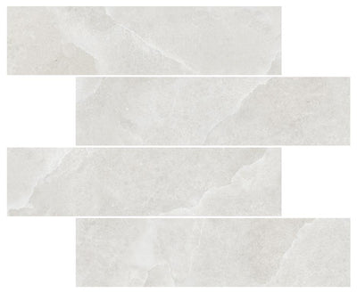 MUSES ONYX LIGHT GREY SATIN 75X300MM SUBWAY TILE (PER BOX)