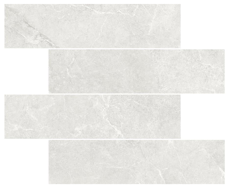 MUSES PETRA MIX IVORY FELLTEC 75X300MM SUBWAY TILE (PER BOX)