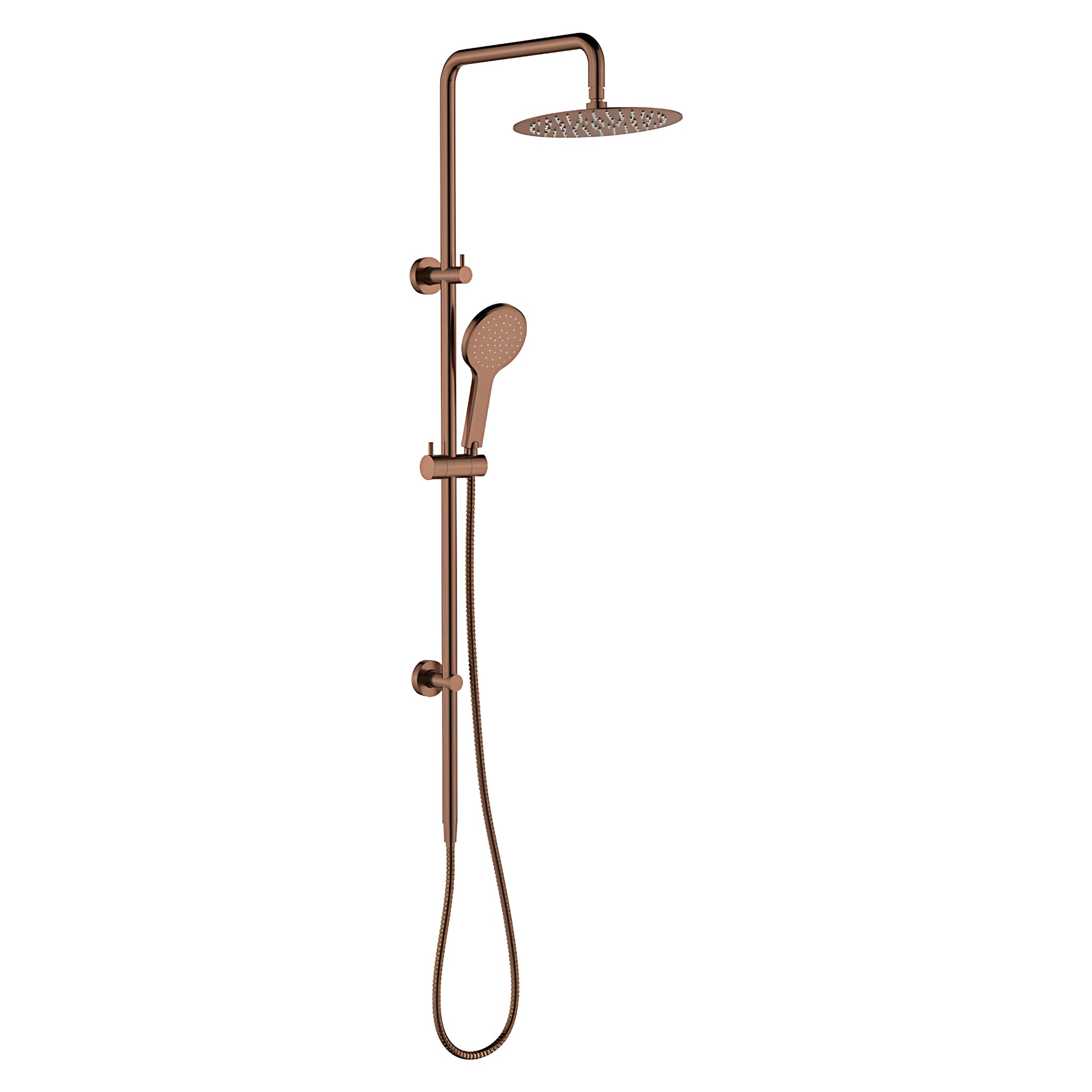 FIENZA KAYA TWIN SHOWER BRUSHED COPPER