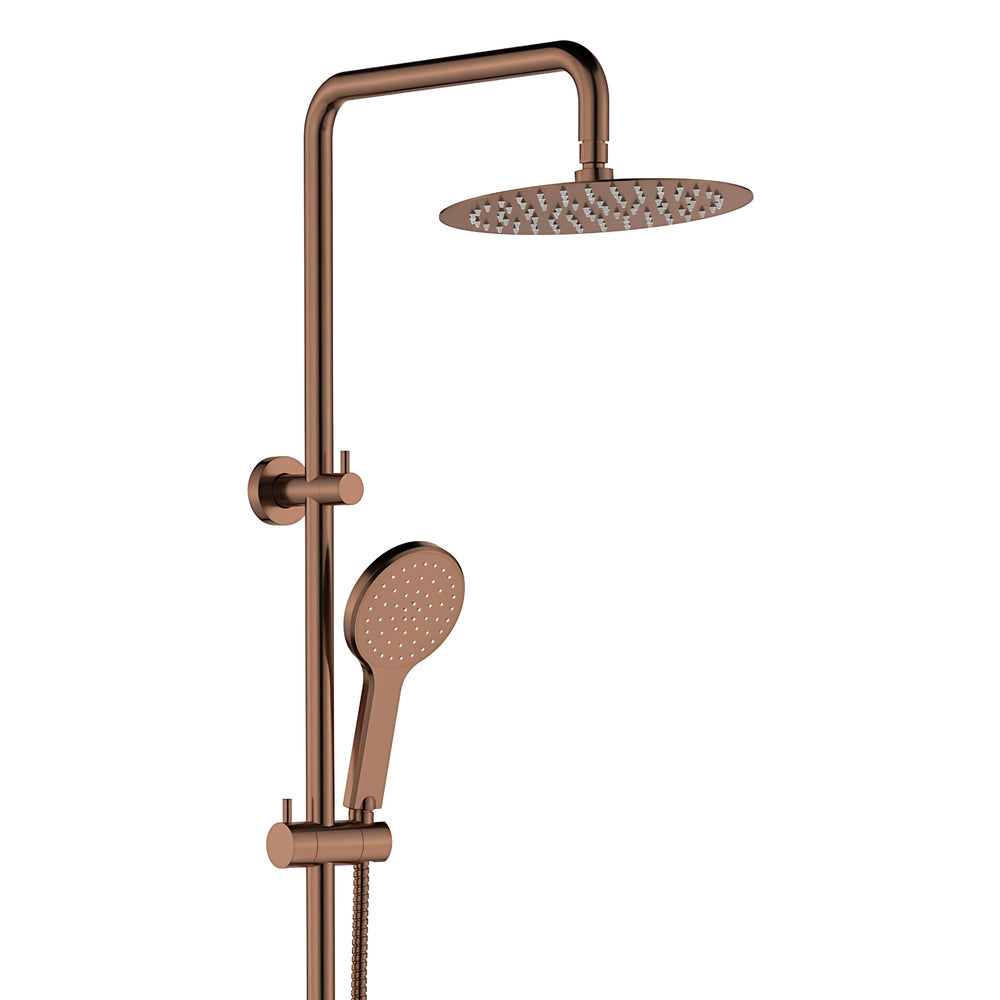 FIENZA KAYA TWIN SHOWER BRUSHED COPPER