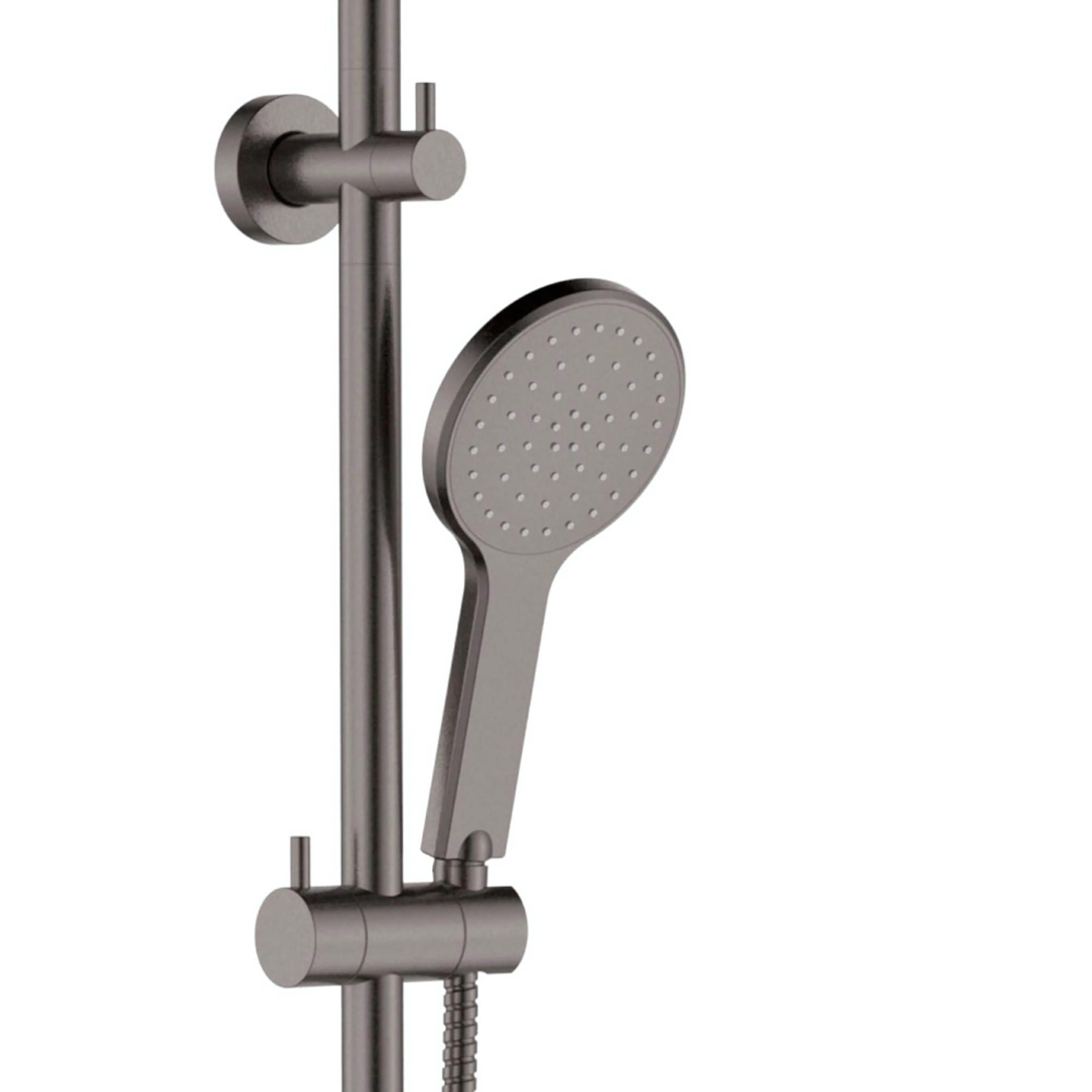 FIENZA KAYA TWIN SHOWER GUN METAL
