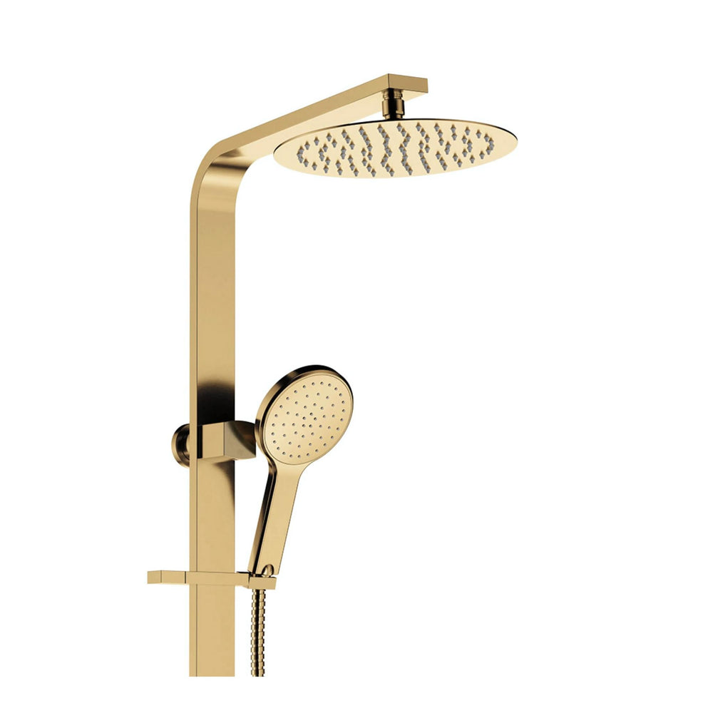 FIENZA KAYA DELUXE TWIN SHOWER URBAN BRASS