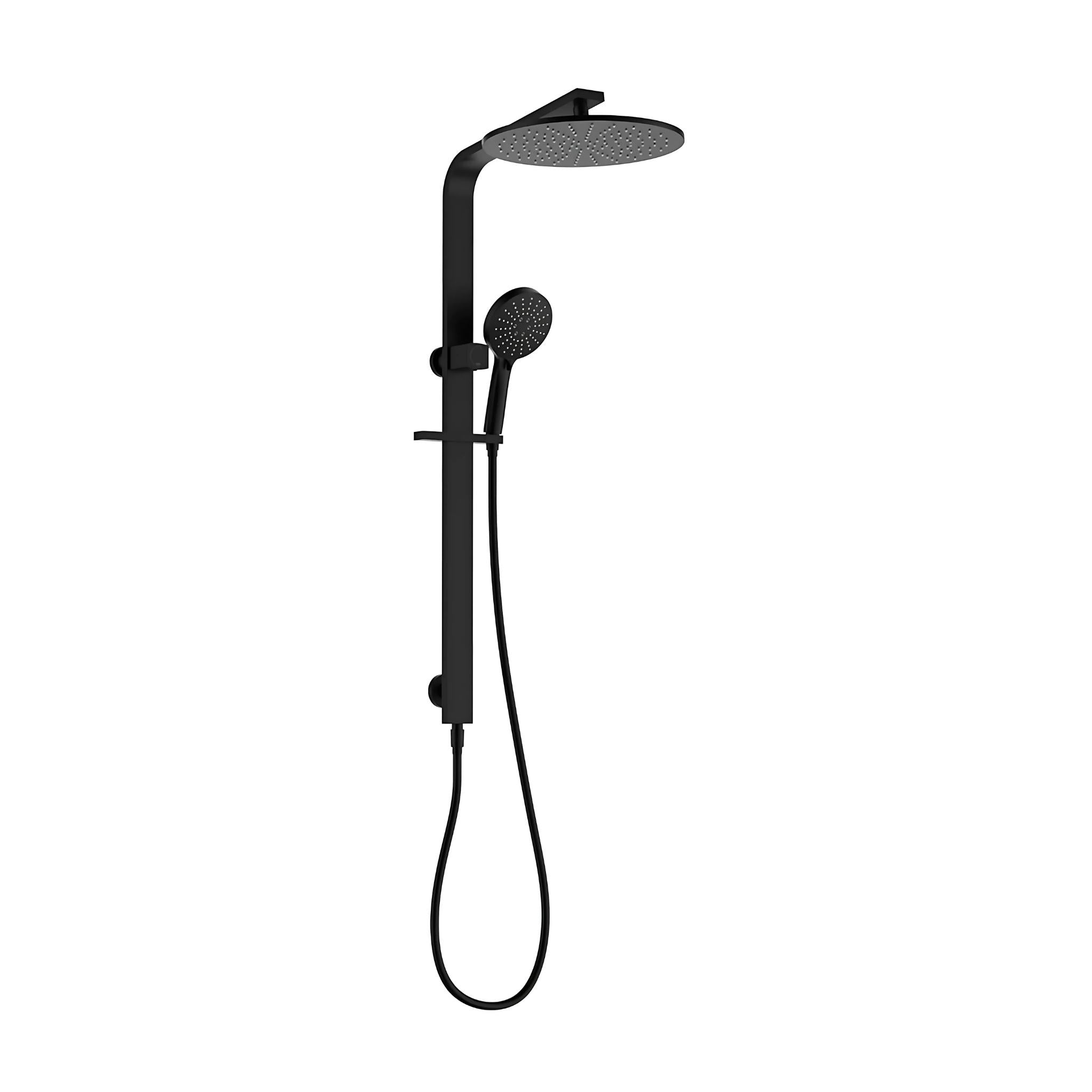 FIENZA EMPIRE SLIM DELUXE TWIN SHOWER MATTE BLACK
