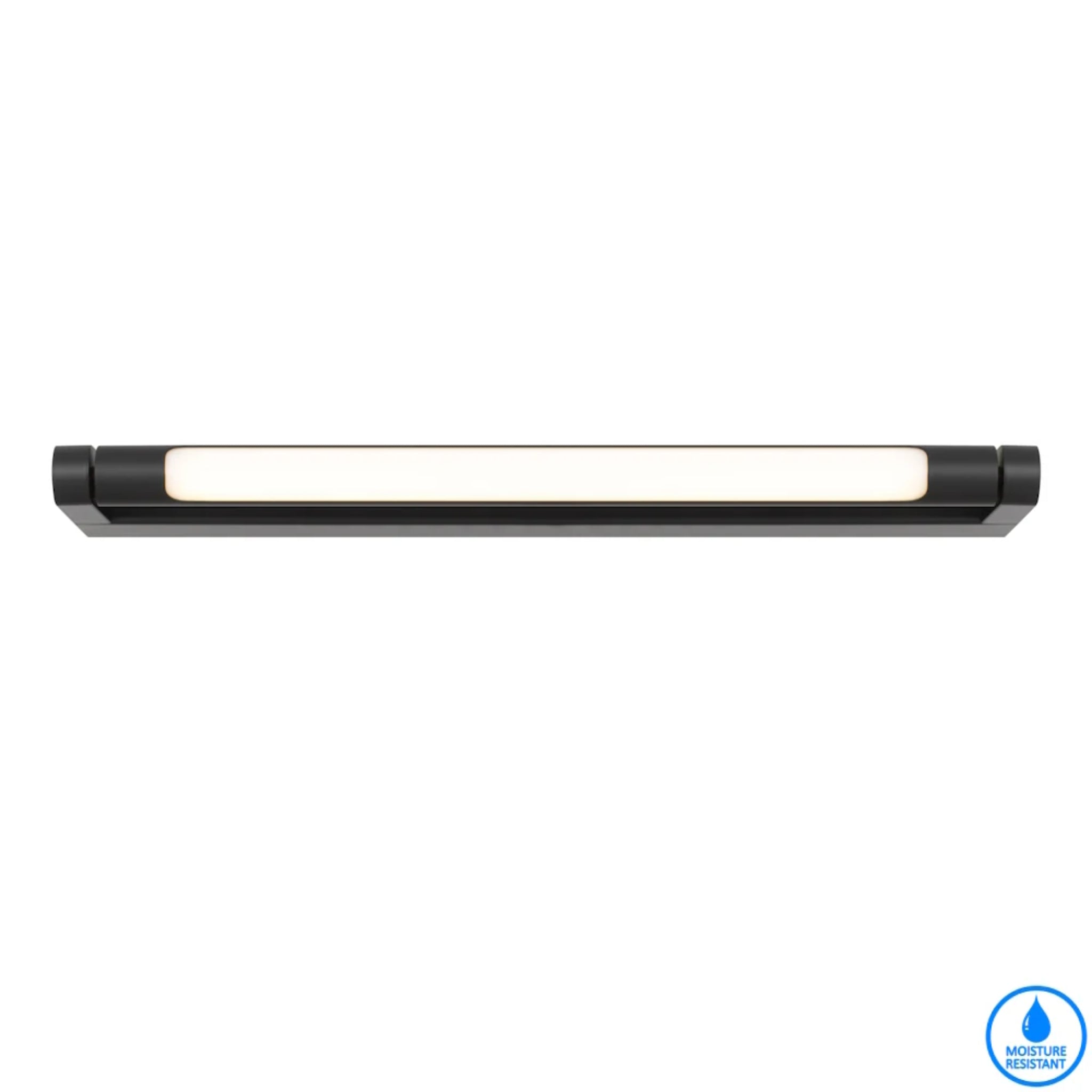 TELBIX ARVIN VANITY LED WALL LIGHT BLACK 400MM