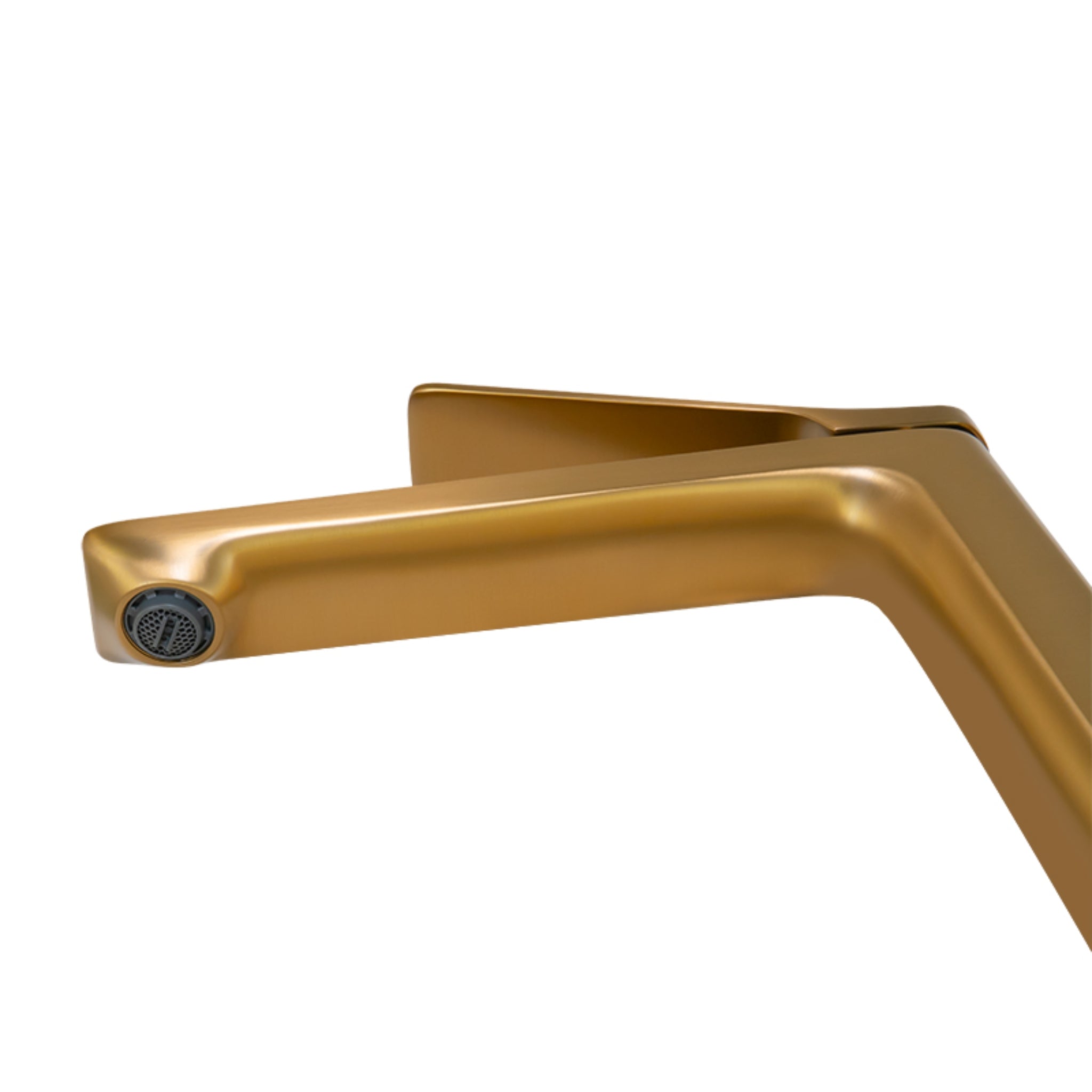 AQUAPERLA RUSHY TALL BASIN MIXER 292MM BRUSHED BRASS