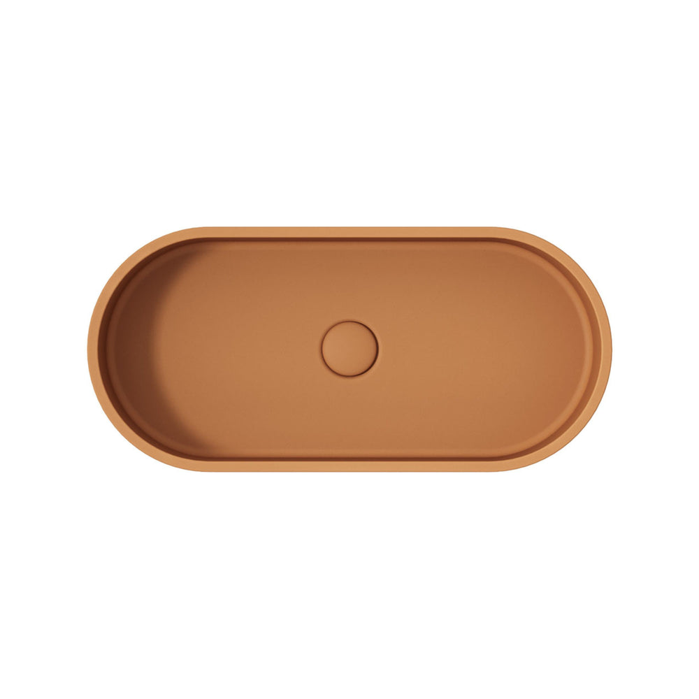 FIENZA JADA PILL CONCRETE ABOVE COUNTER BASIN TUSCAN 600MM