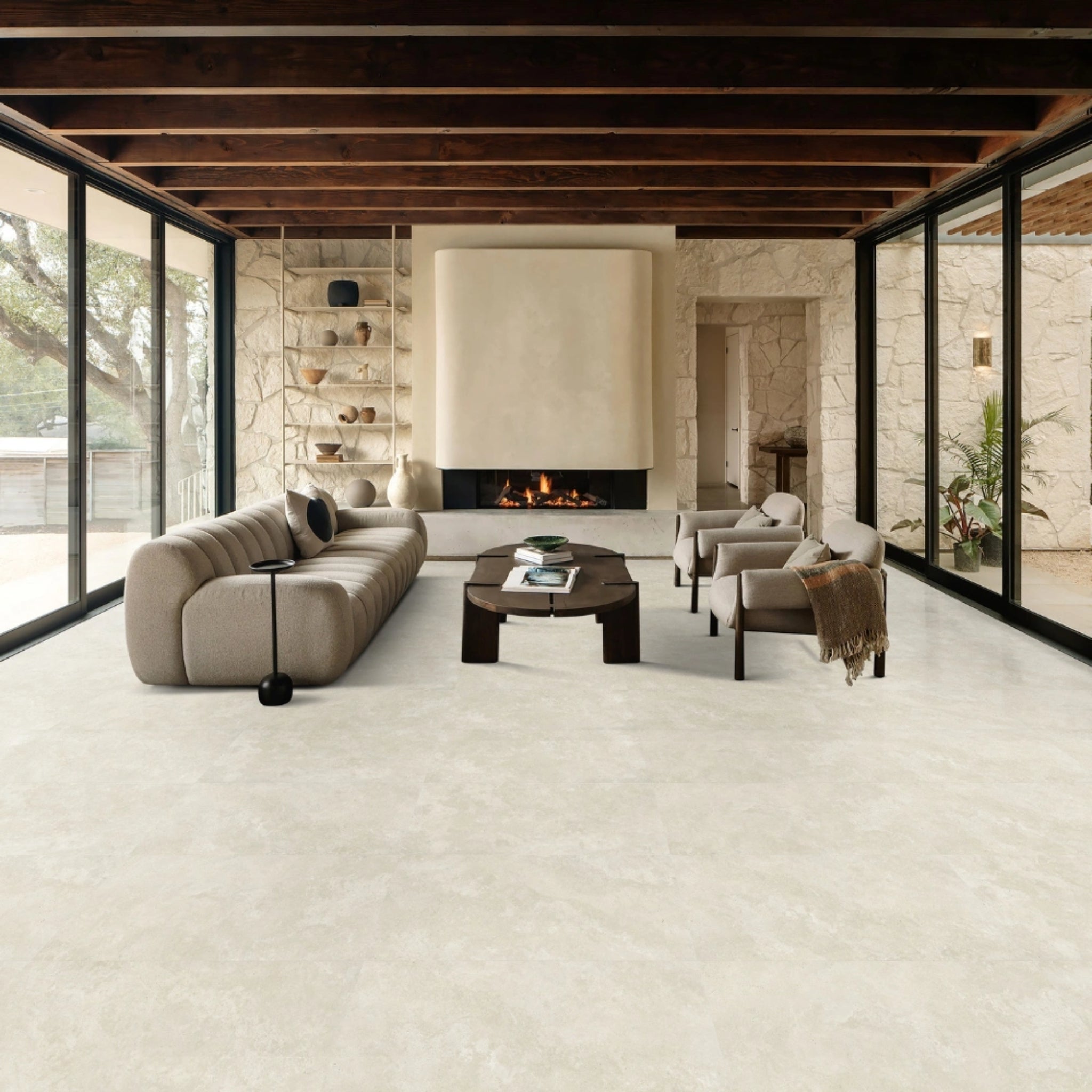 MUSES NAVONA CROSS IVORY 600X1200MM RECTANGULAR TILE (PER BOX)