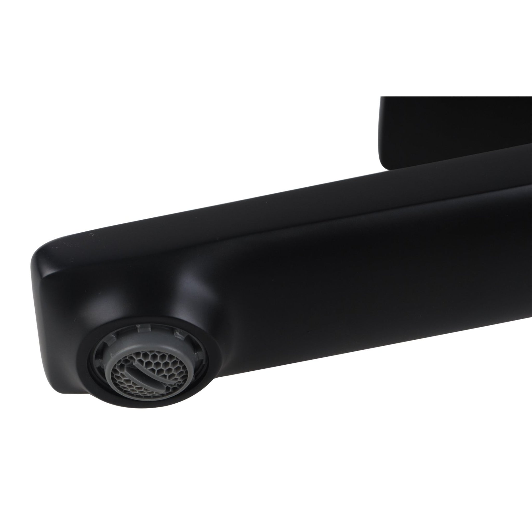 AQUAPERLA RUSHY TALL BASIN MIXER 292MM MATTE BLACK