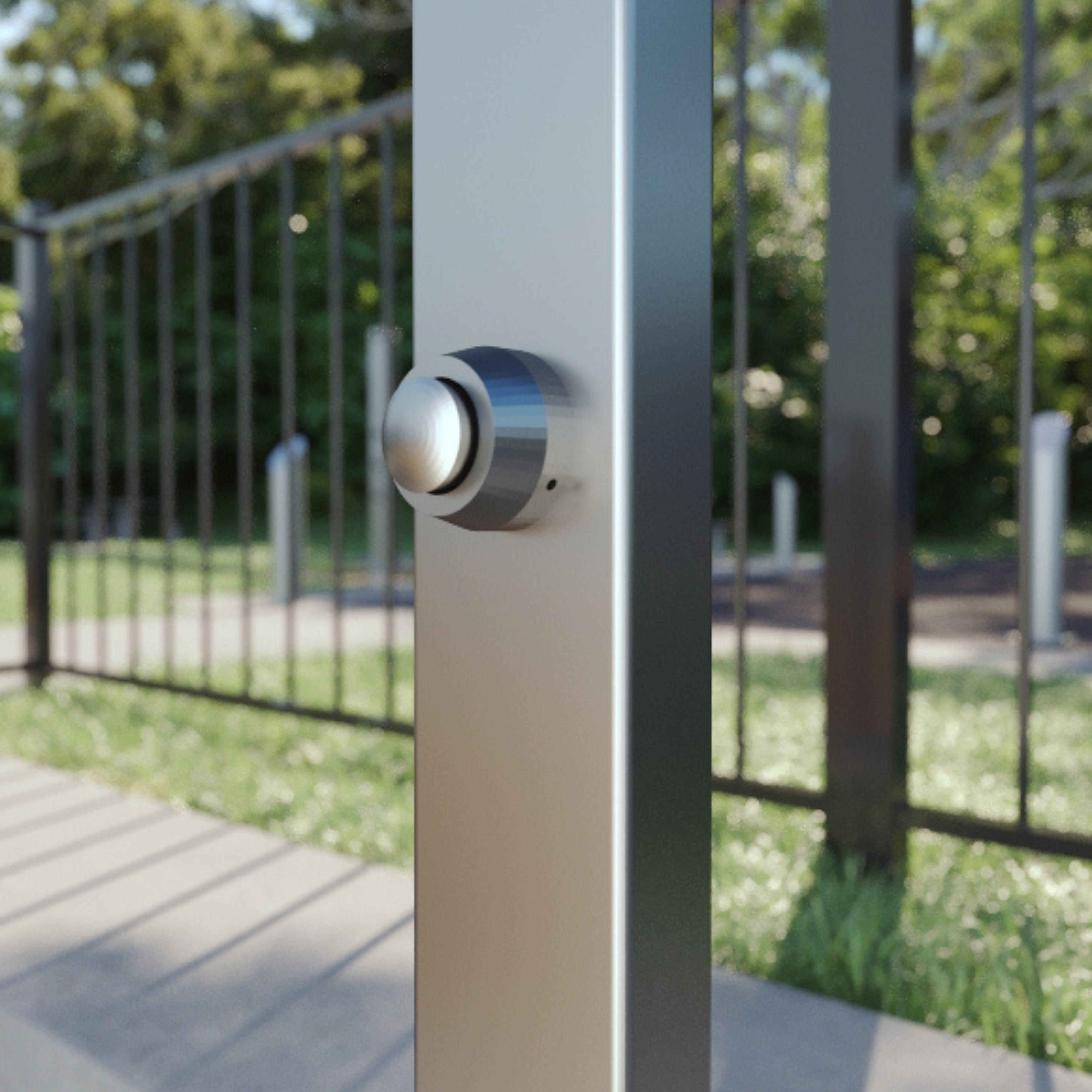 RAINWARE BEACH SLIM FREESTANDING OUTDOOR TIME FLOW SINGLE SHOWER STAINLESS STEEL
