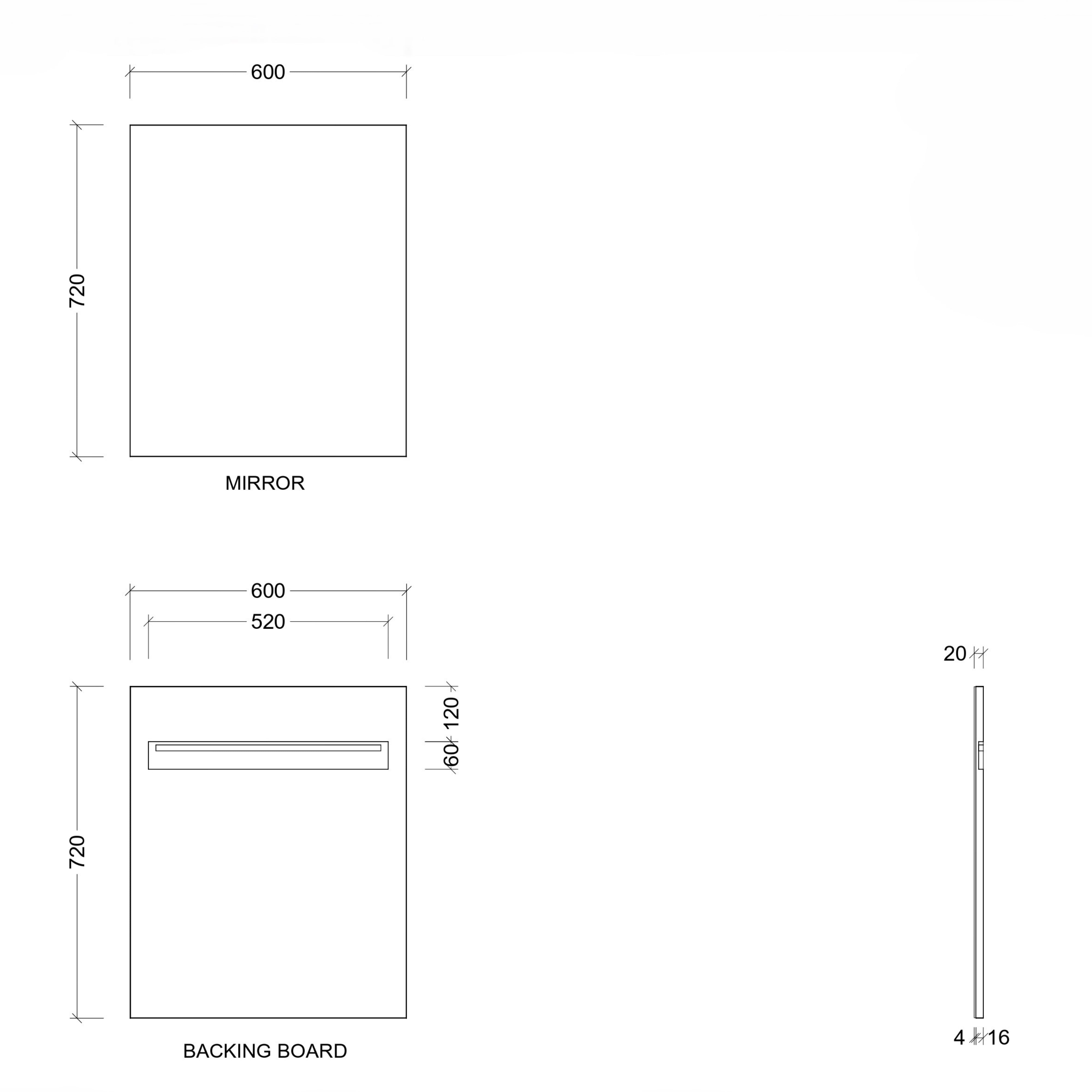 TIMBERLINE GEORGIA CUSTOM MIRROR (ALL SIZING)
