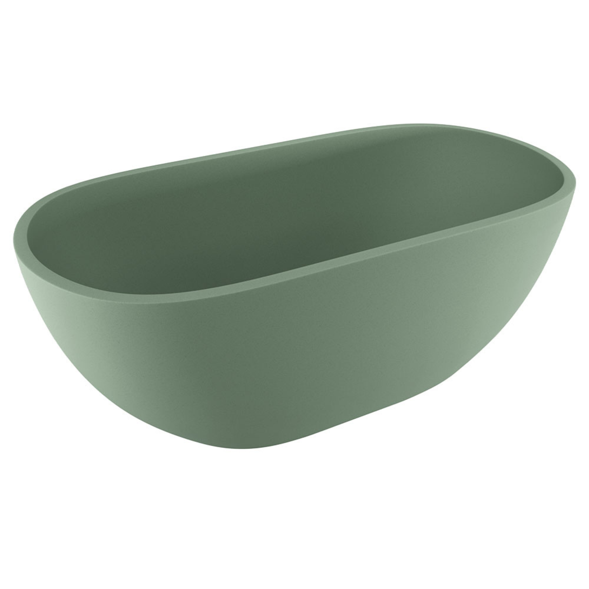 FIENZA JADA CONCRETE FREESTANDING BATHTUB SAGE 1500MM