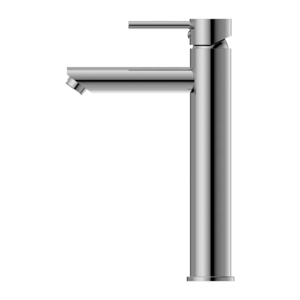 NERO DOLCE LEAD FREE TALL BASIN MIXER STRAIGHT SPOUT 286MM CHROME