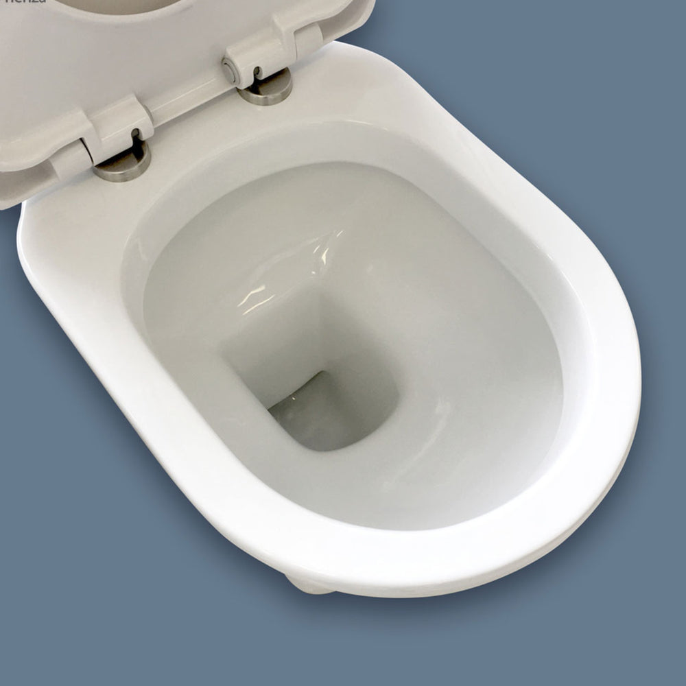 RAK CERAMICS WASHINGTON CLOSE COUPLED TOILET SUITE ALPINE WHITE WITH S-TRAP