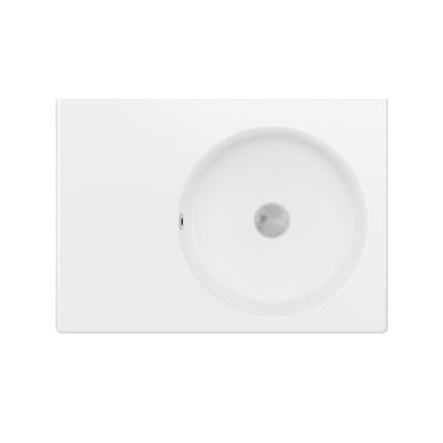 FIENZA REBA WALL HUNG RIGHT-HAND BASIN GLOSS WHITE 600MM
