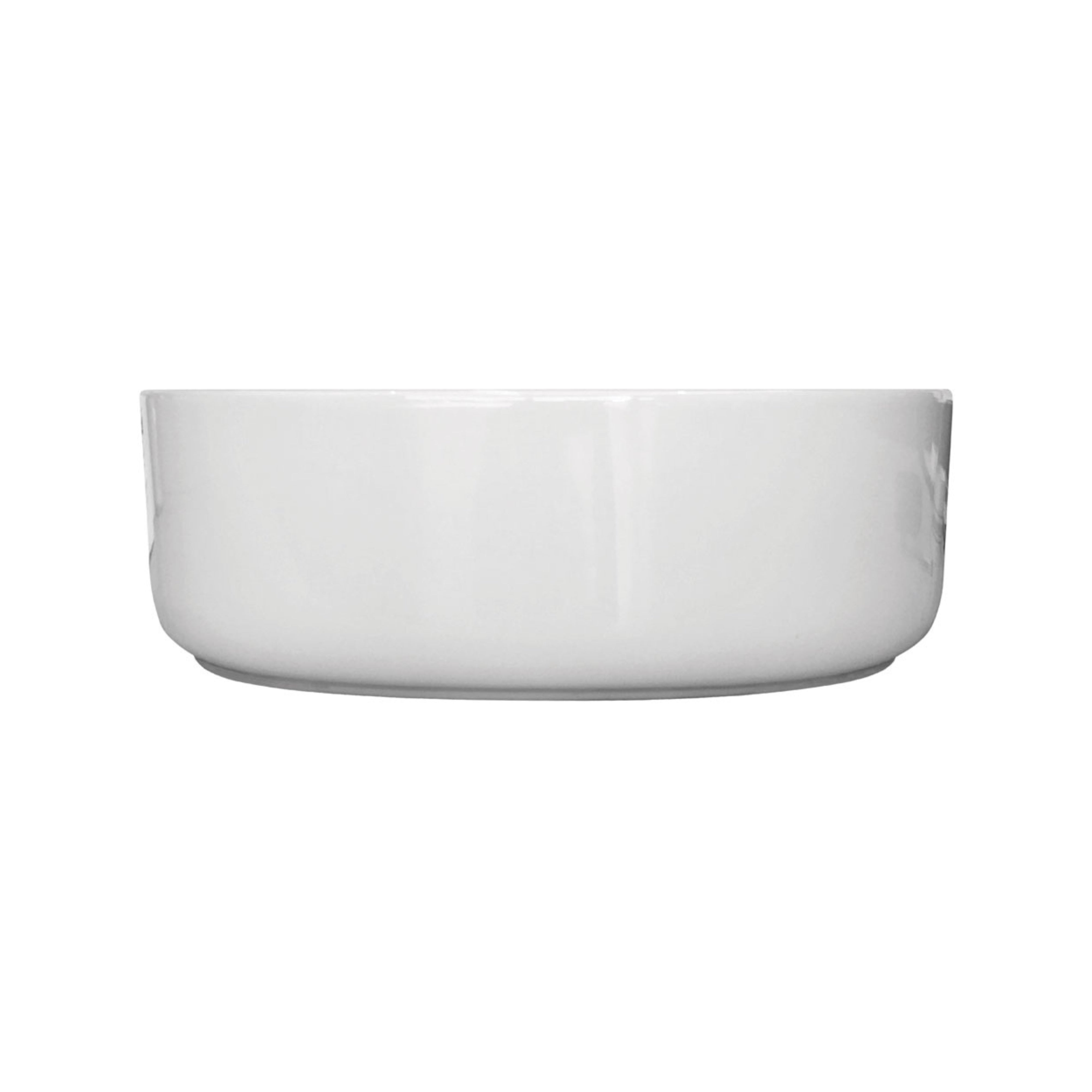 FIENZA REBA ABOVE COUNTER BASIN GLOSS WHITE 360MM