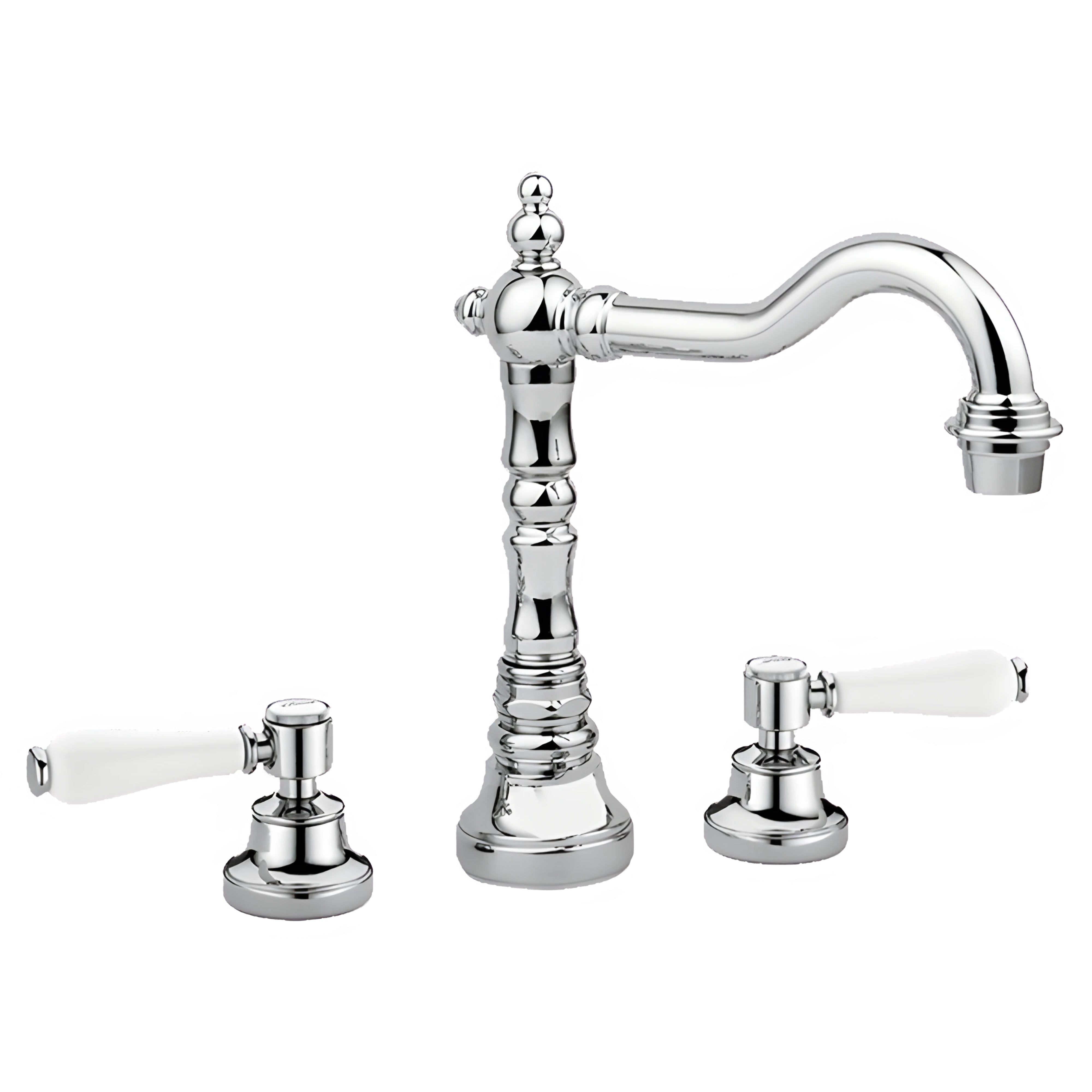 ARMANDO VICARIO PROVINCIAL THREE PIECE BASIN SET WITH LEVER HANDLES CHROME