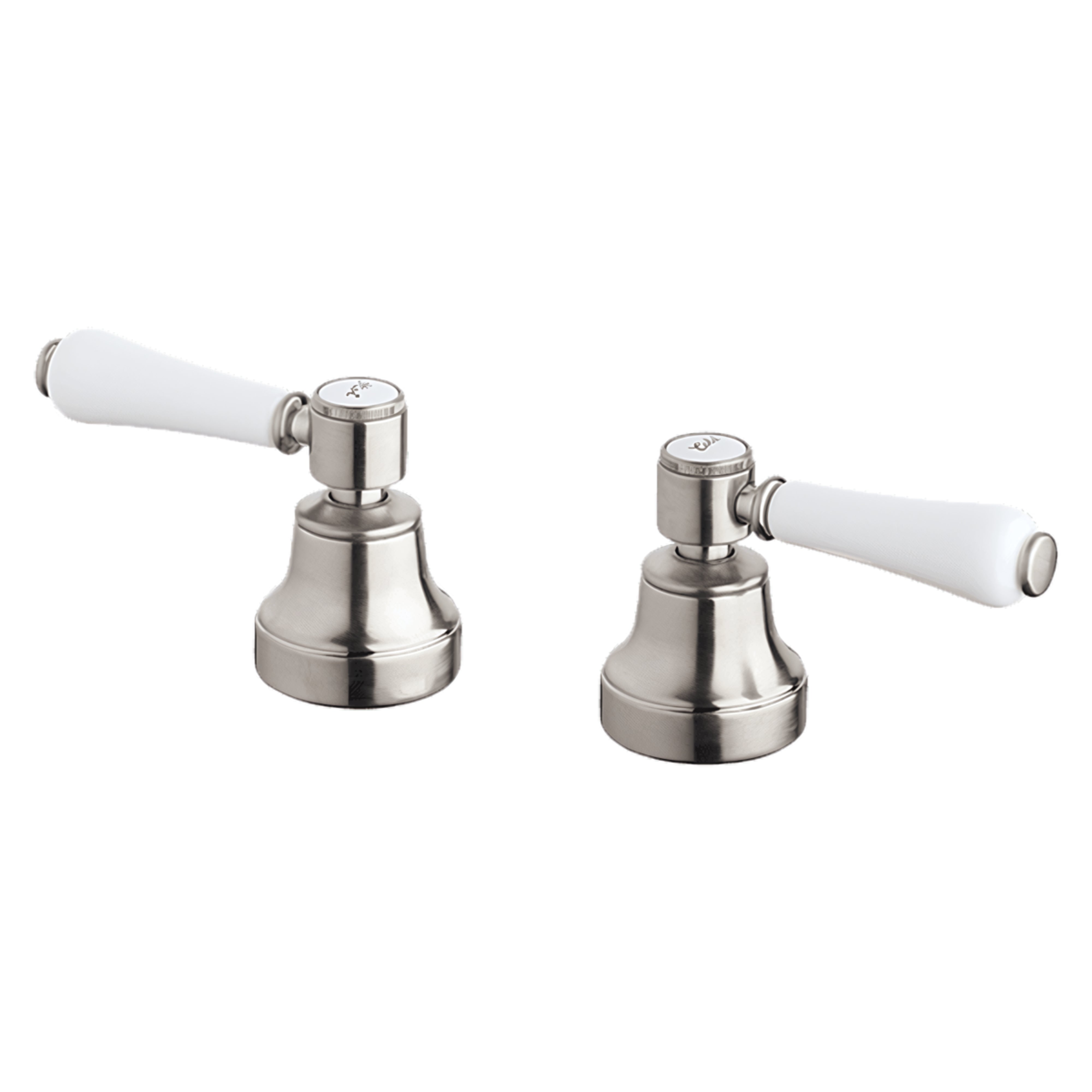 ARMANDO VICARIO WALL TOP ASSEMBLIES WITH LEVER HANDLES BRUSHED NICKEL