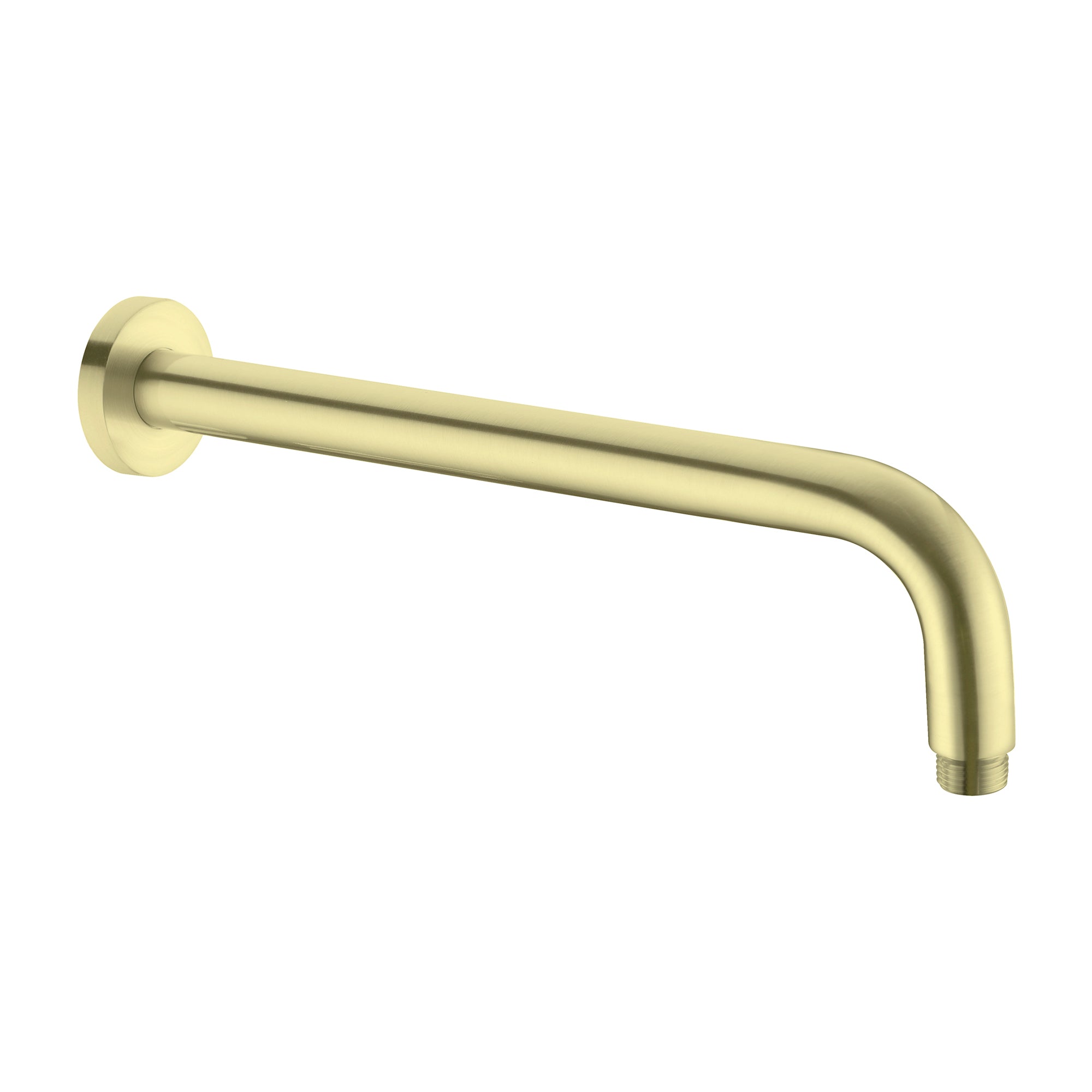 NERO ROUND SHOWER ARM BRUSHED GOLD (AVAILABLE IN 330MM AND 500MM)