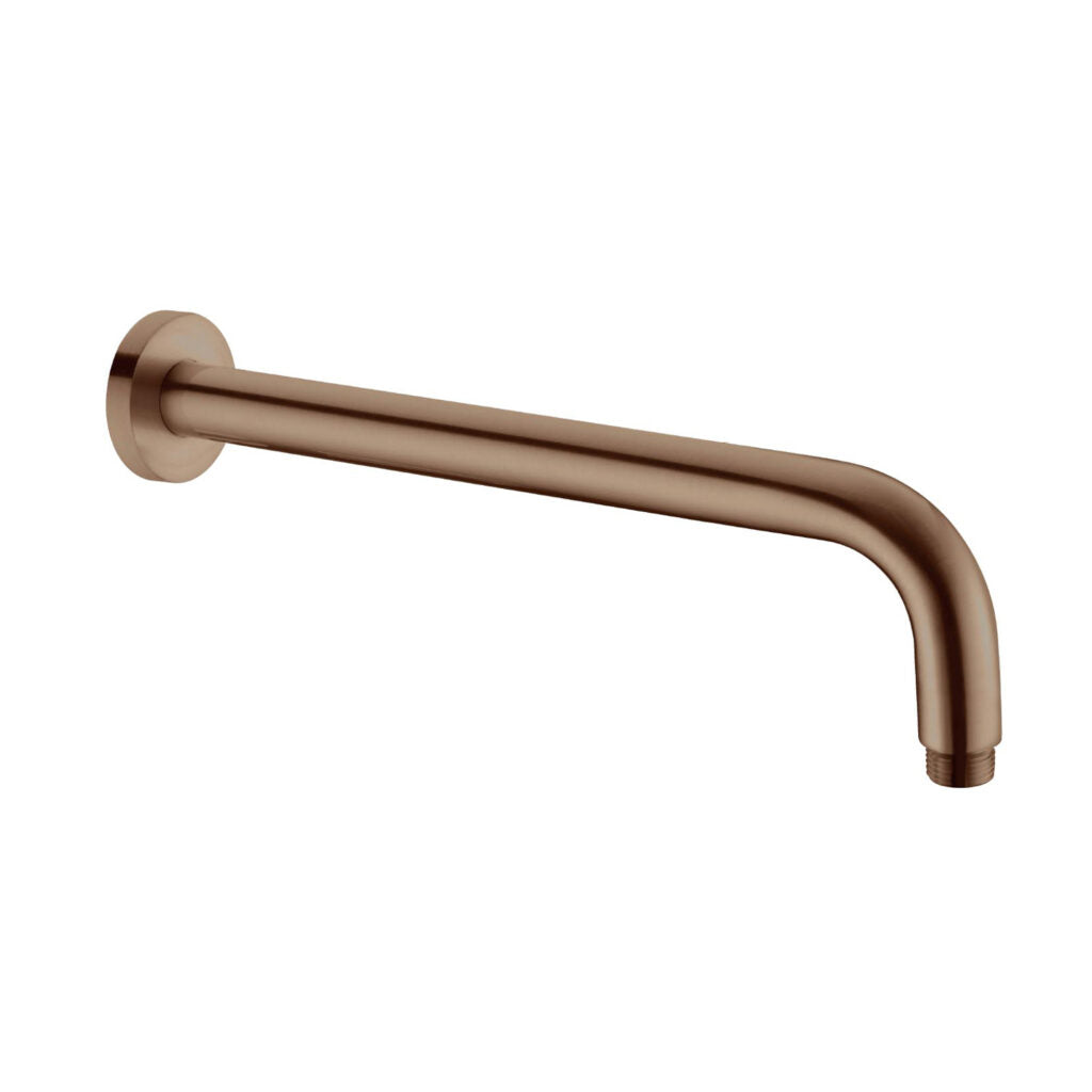 NERO ROUND SHOWER ARM BRUSHED BRONZE (AVAILABLE IN 330MM AND 500MM)