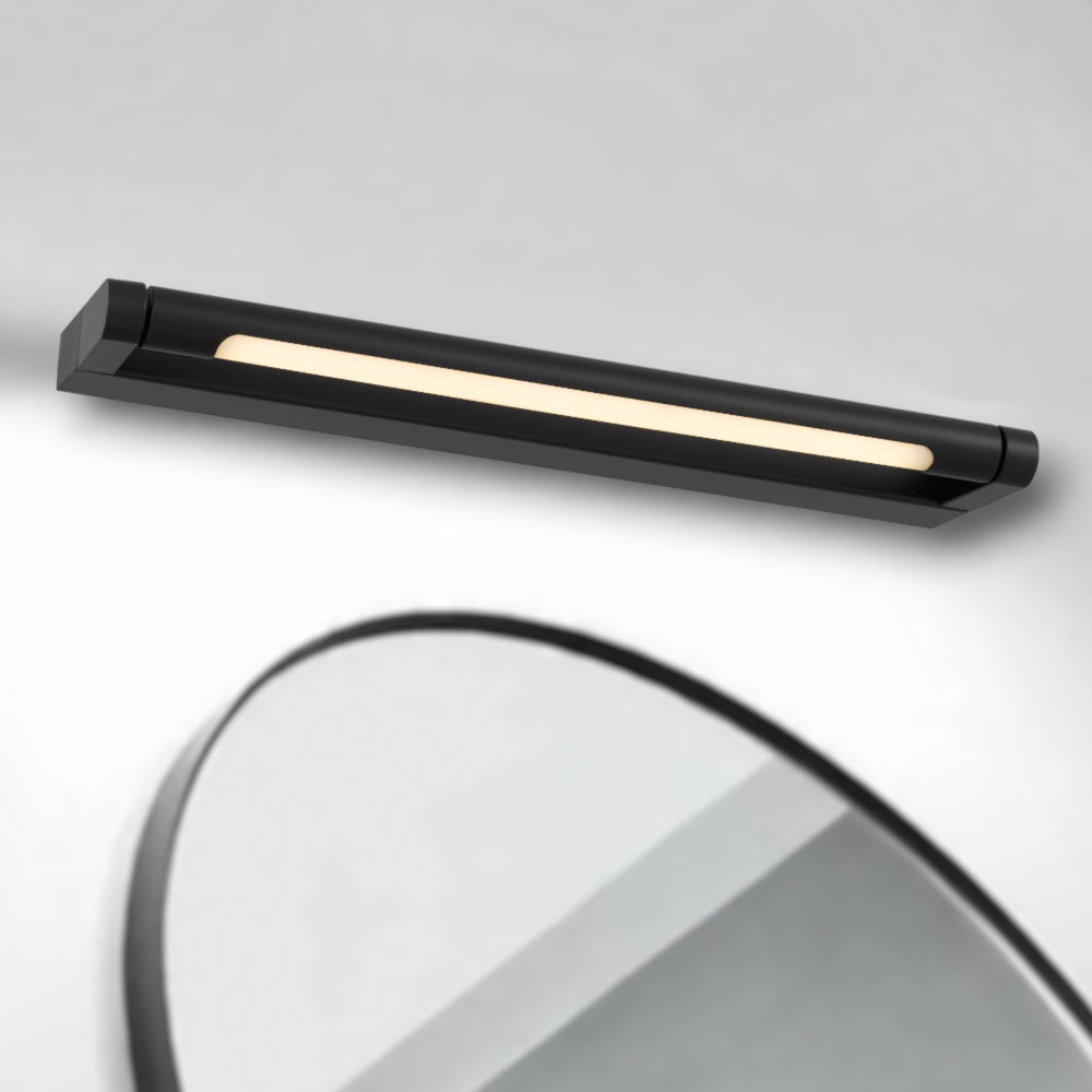 TELBIX ARVIN VANITY LED WALL LIGHT BLACK 400MM