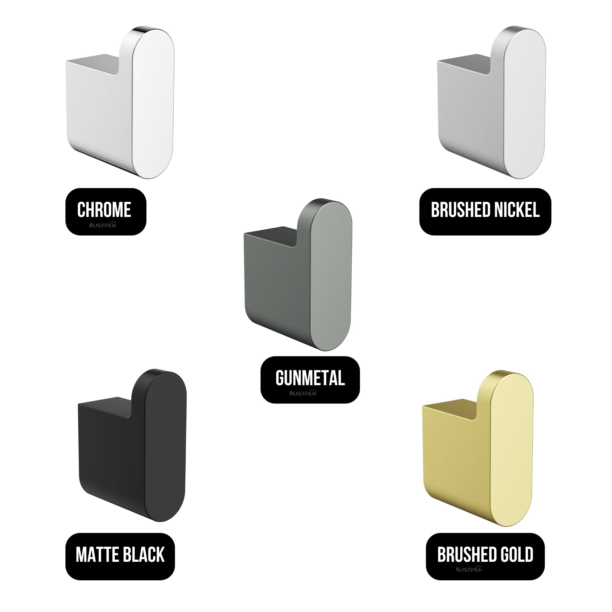 IKON CORA ROBE HOOK BRUSHED GOLD